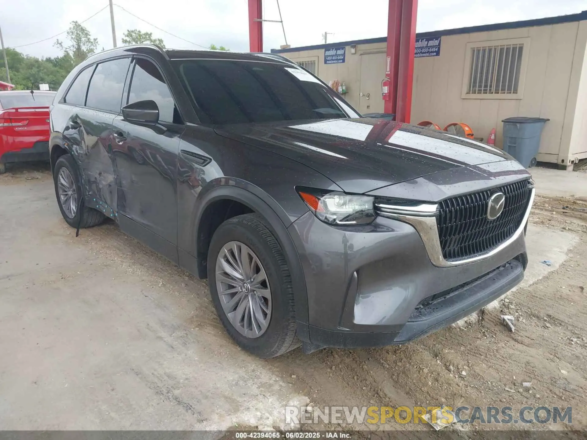 1 Photograph of a damaged car JM3KKBHD6R1189452 MAZDA CX-90 2024