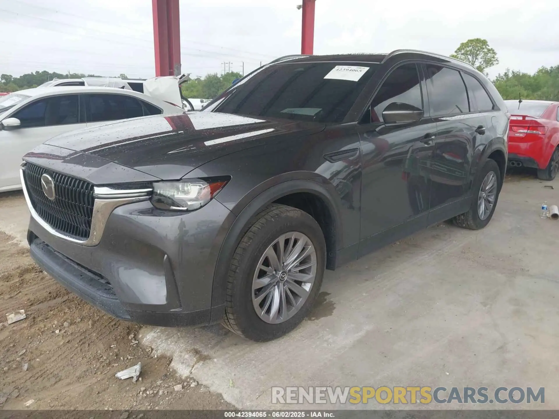 2 Photograph of a damaged car JM3KKBHD6R1189452 MAZDA CX-90 2024