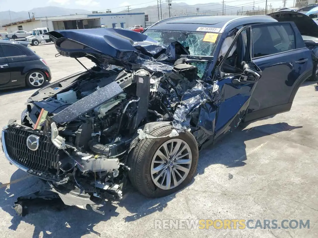 1 Photograph of a damaged car JM3KKBHD7R1166388 MAZDA CX-90 2024