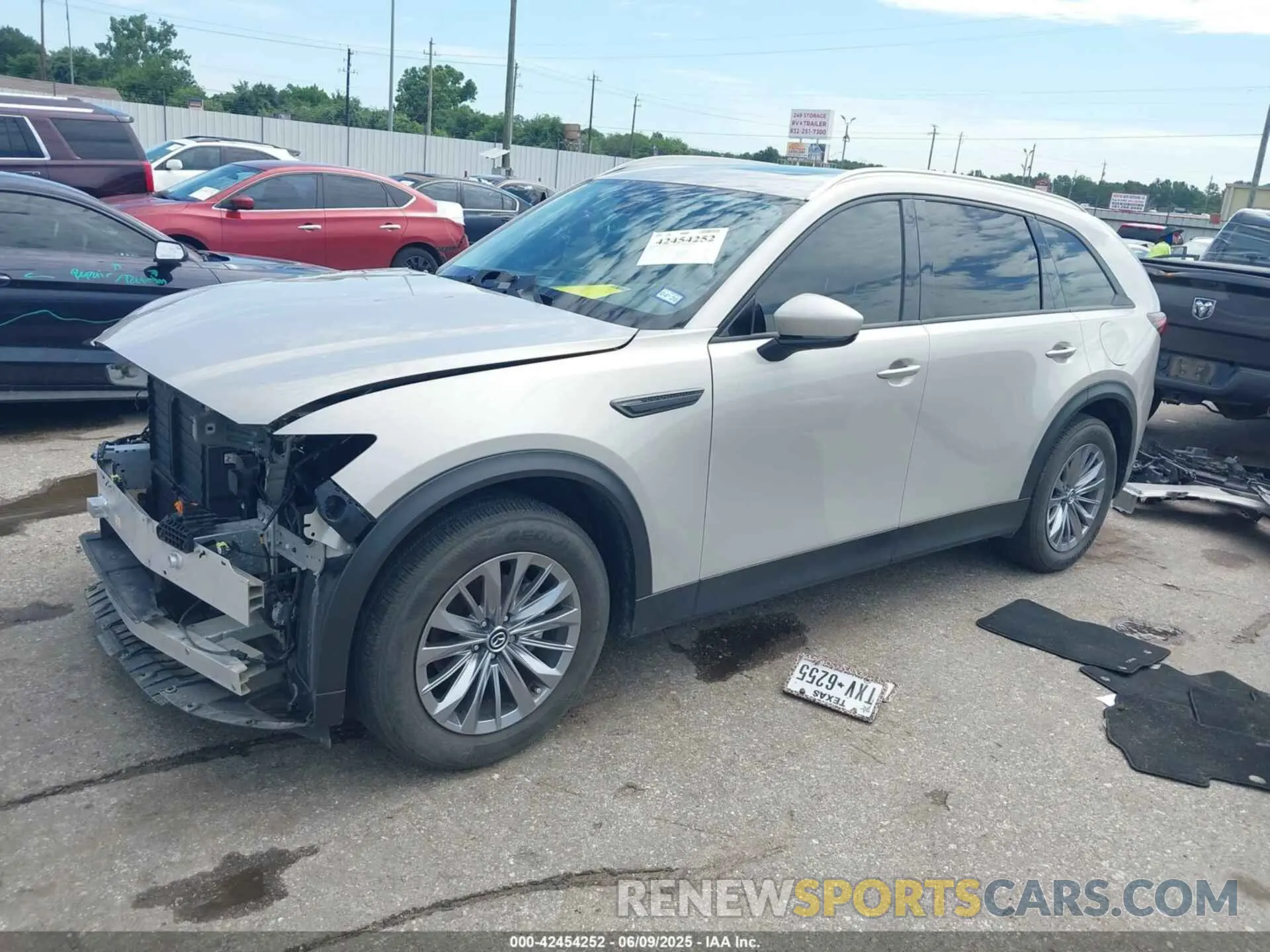 2 Photograph of a damaged car JM3KKBHD8R1147610 MAZDA CX-90 2024