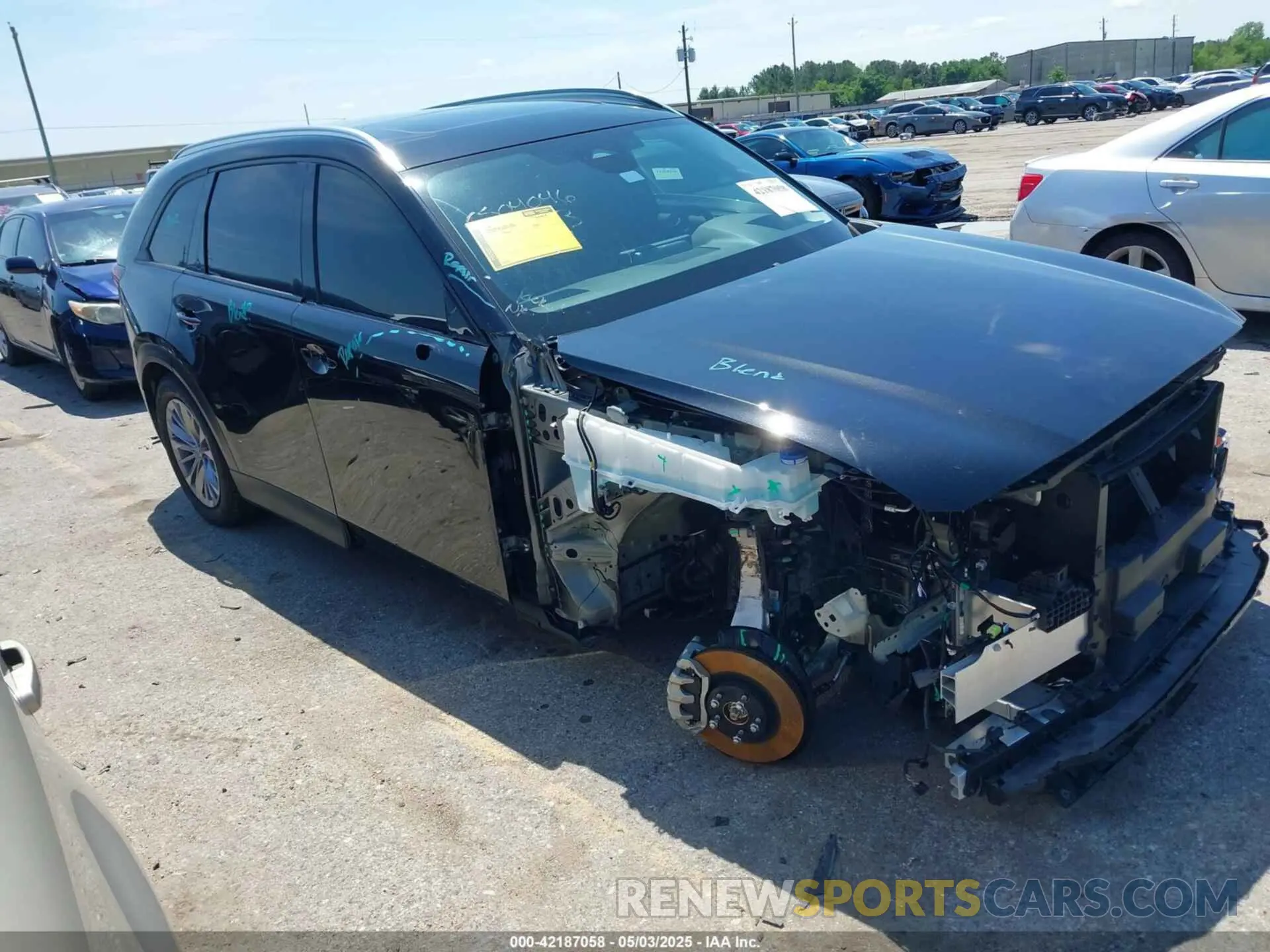 1 Photograph of a damaged car JM3KKBHD8R1170417 MAZDA CX-90 2024