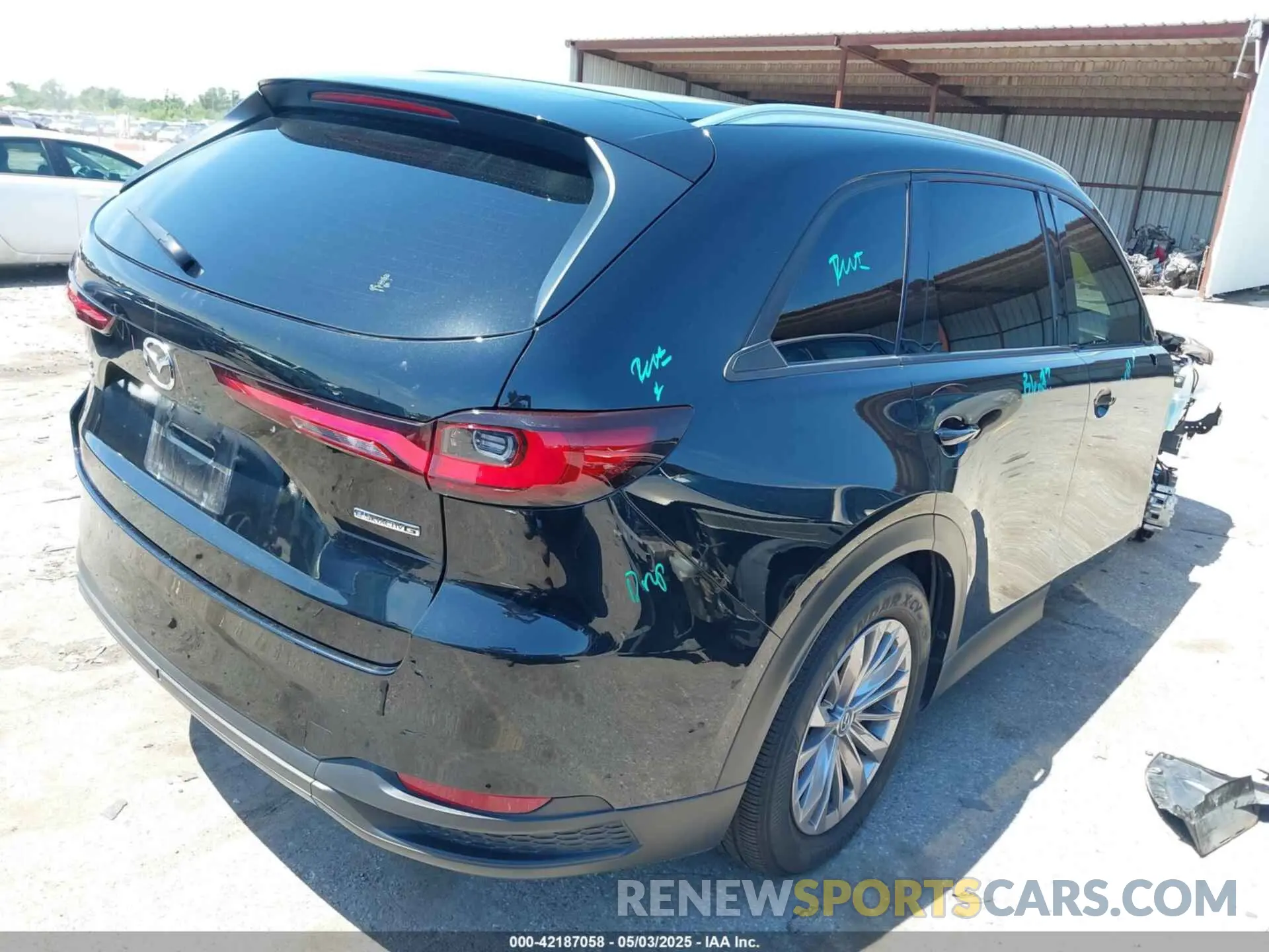 4 Photograph of a damaged car JM3KKBHD8R1170417 MAZDA CX-90 2024