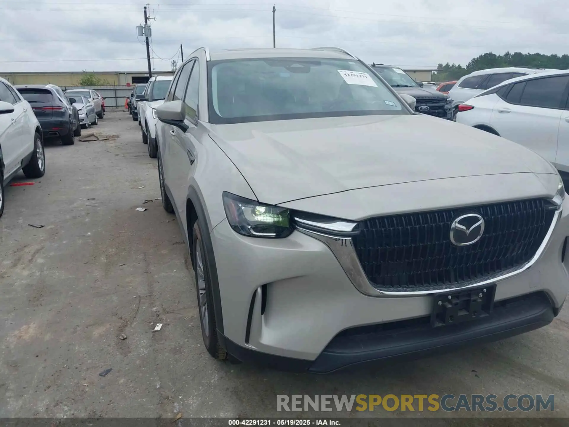1 Photograph of a damaged car JM3KKBHD9R1114373 MAZDA CX-90 2024