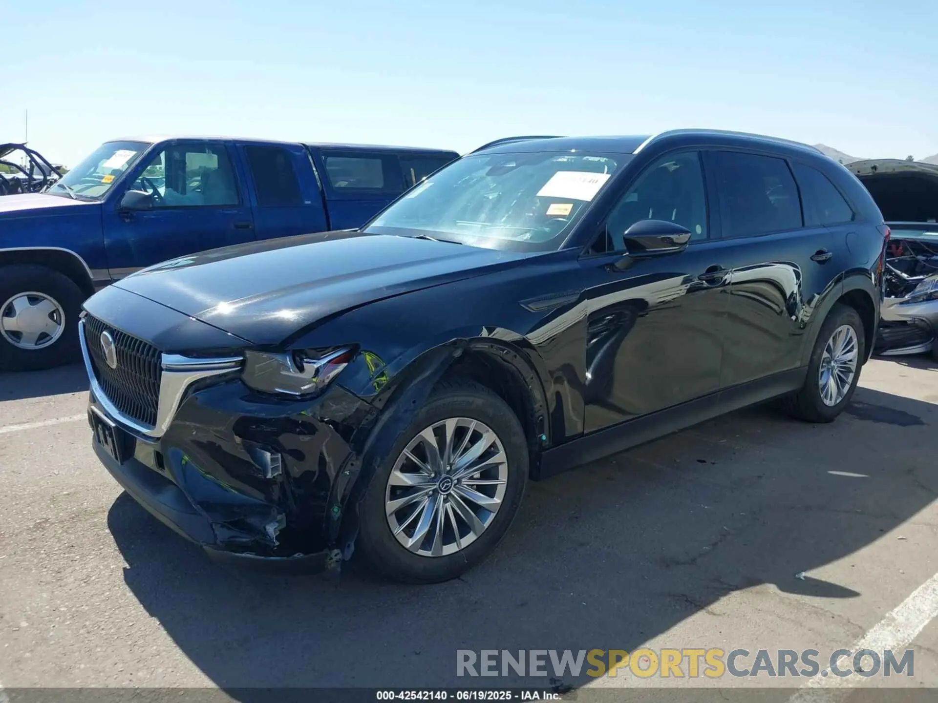 2 Photograph of a damaged car JM3KKCHD1R1118780 MAZDA CX-90 2024