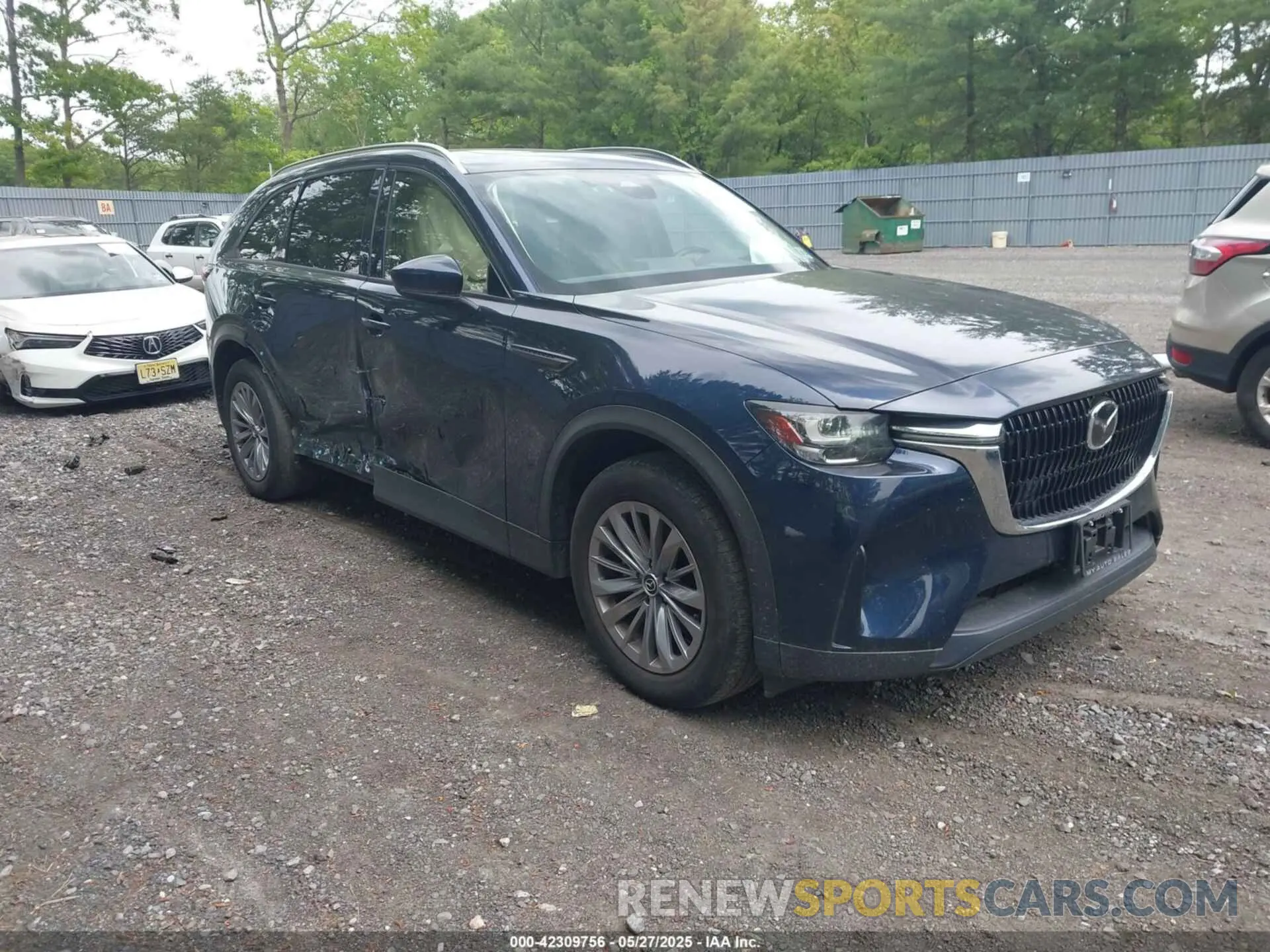 1 Photograph of a damaged car JM3KKCHD2R1123440 MAZDA CX-90 2024
