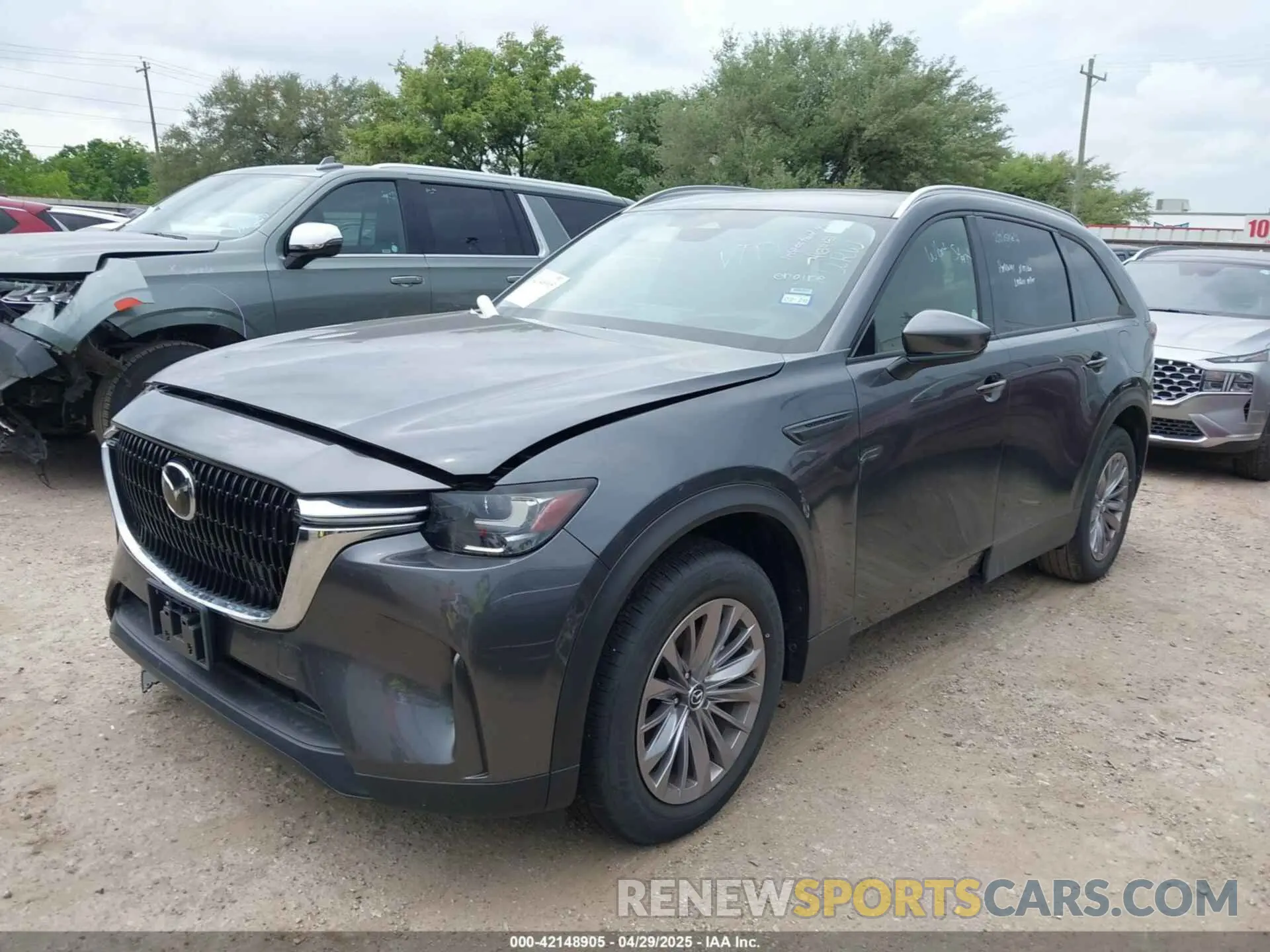 2 Photograph of a damaged car JM3KKCHD3R1153224 MAZDA CX-90 2024