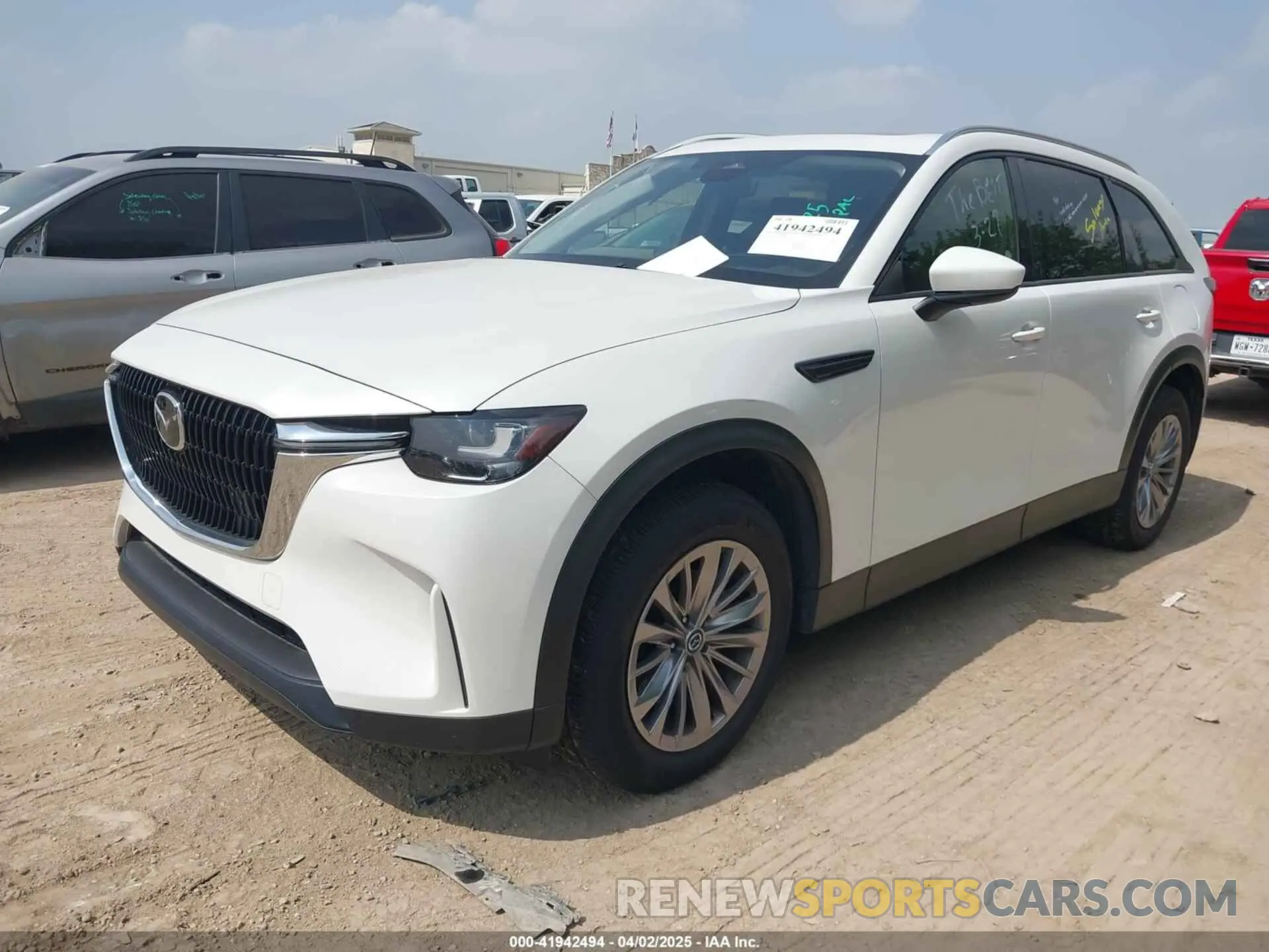 2 Photograph of a damaged car JM3KKCHD4R1149800 MAZDA CX-90 2024