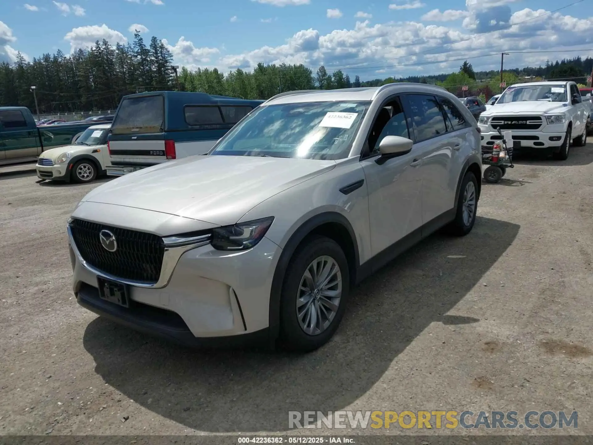2 Photograph of a damaged car JM3KKCHD7R1117570 MAZDA CX-90 2024