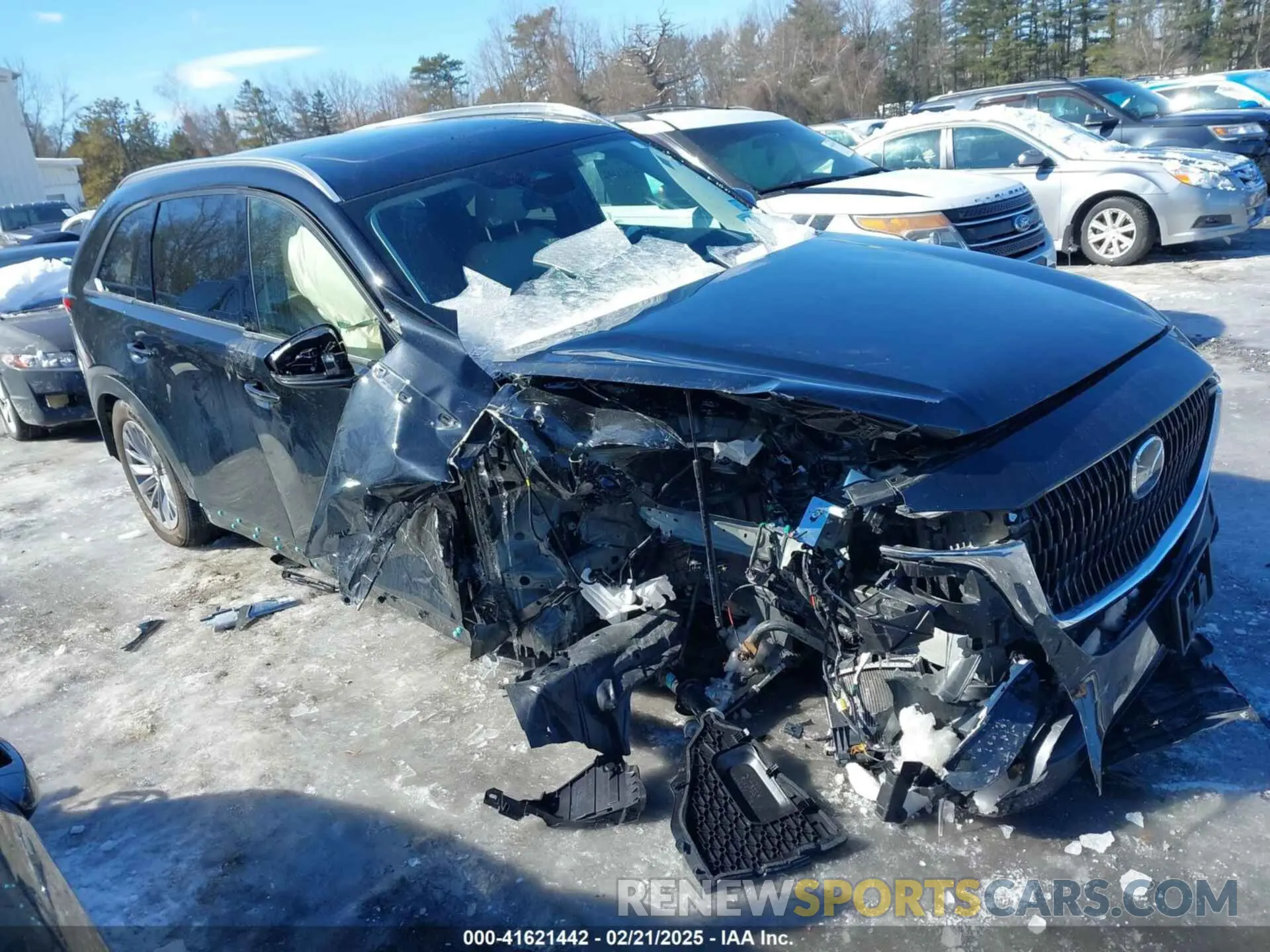 1 Photograph of a damaged car JM3KKCHD7R1166459 MAZDA CX-90 2024