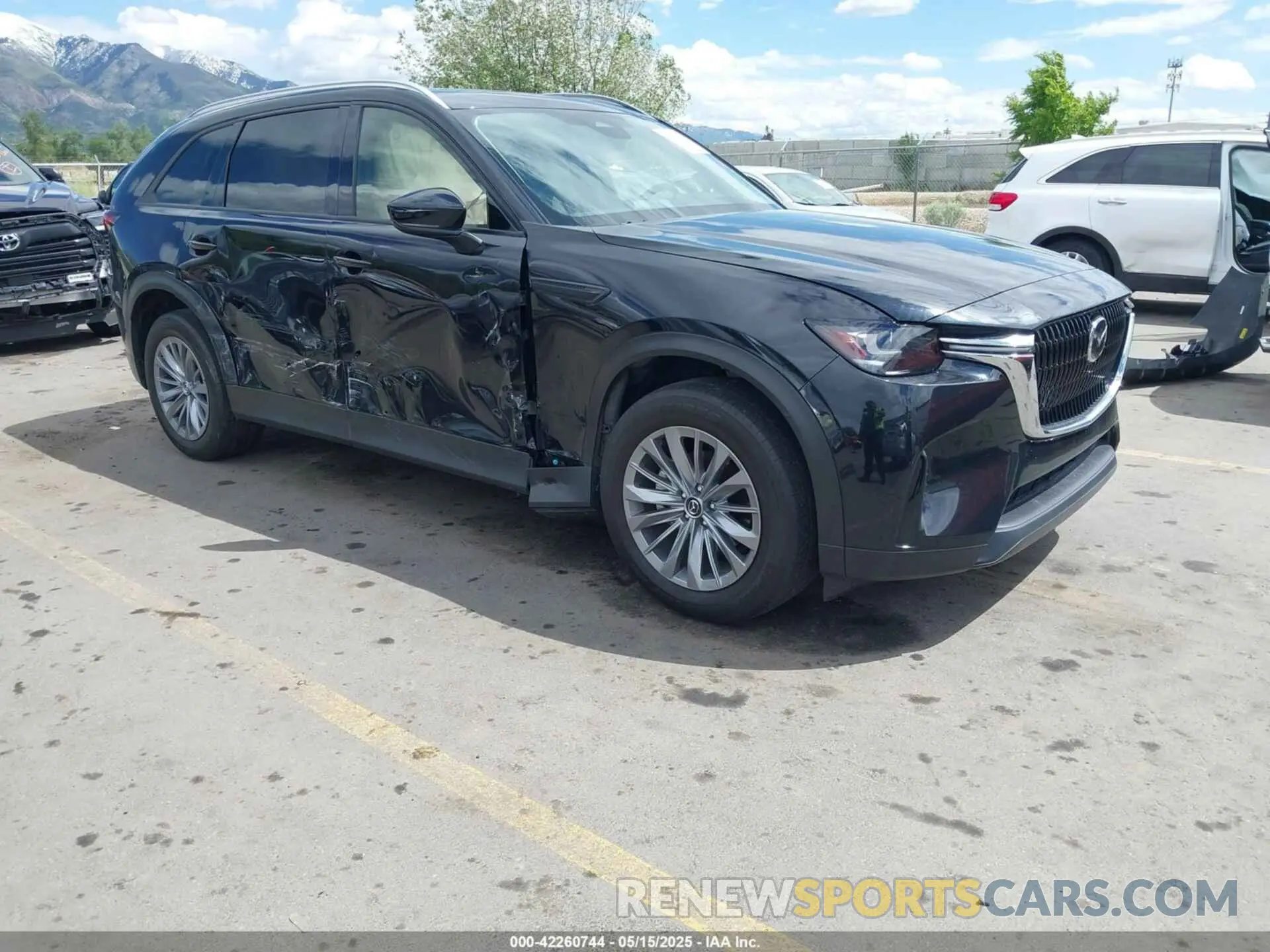 1 Photograph of a damaged car JM3KKCHD8R1112555 MAZDA CX-90 2024