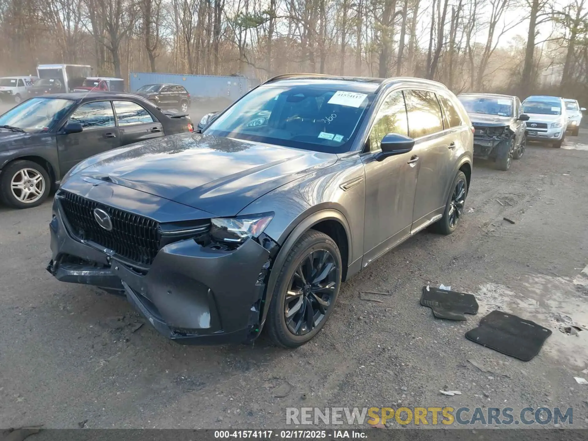 2 Photograph of a damaged car JM3KKDHD0R1137651 MAZDA CX-90 2024