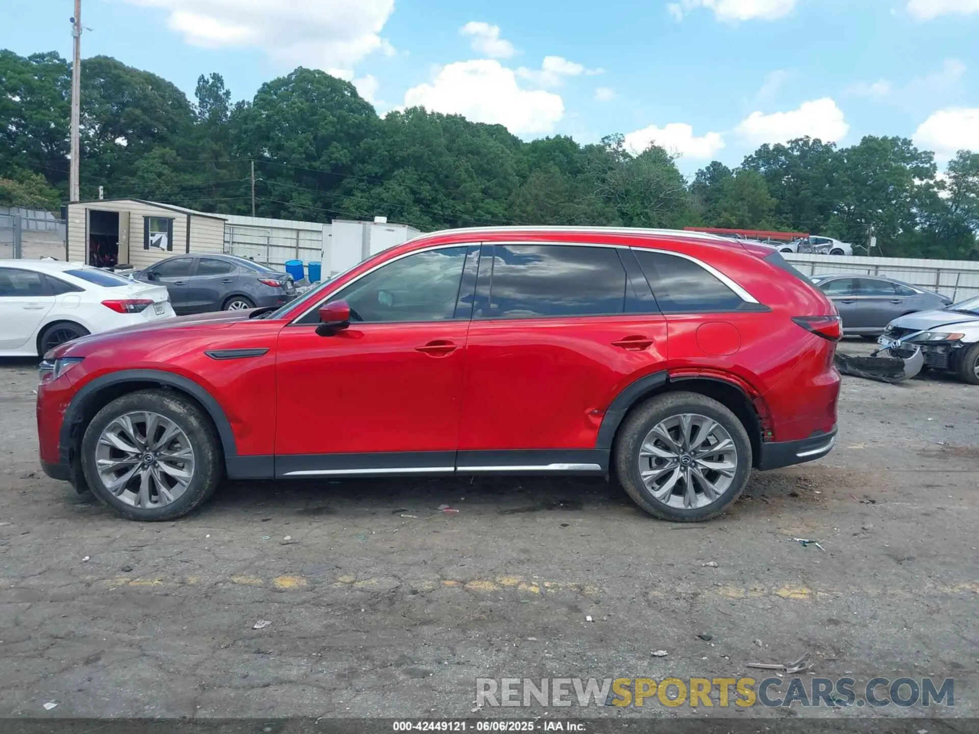 14 Photograph of a damaged car JM3KKDHD1R1130031 MAZDA CX-90 2024