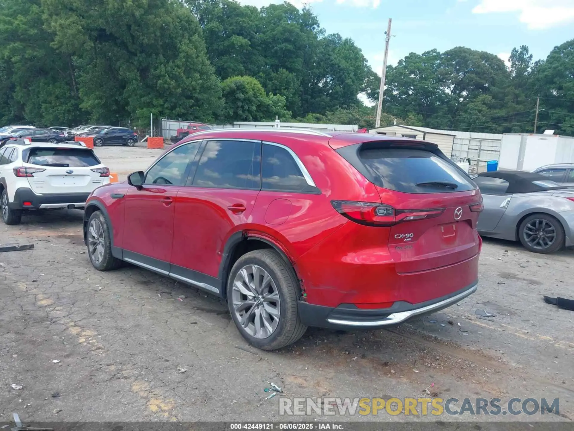 3 Photograph of a damaged car JM3KKDHD1R1130031 MAZDA CX-90 2024