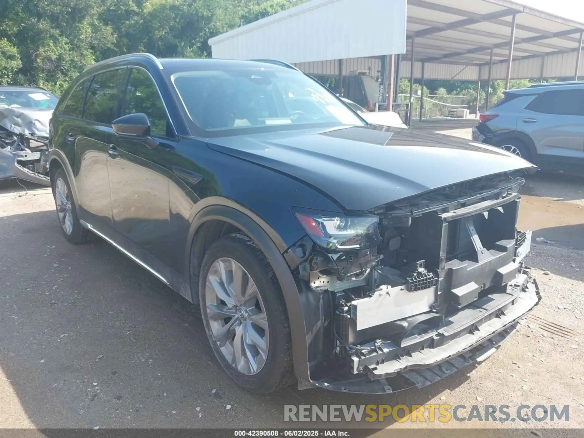 1 Photograph of a damaged car JM3KKDHD2R1162678 MAZDA CX-90 2024