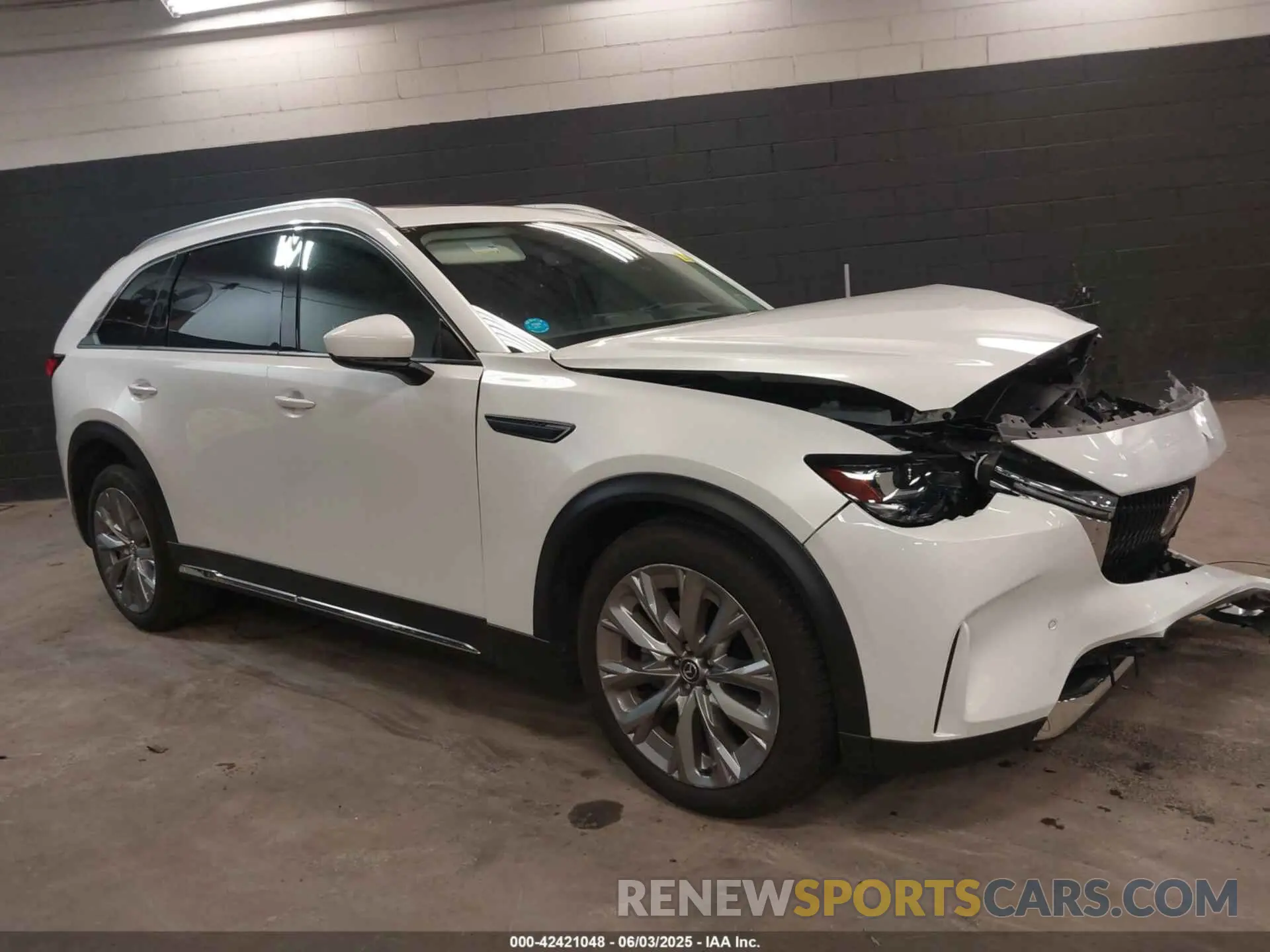 1 Photograph of a damaged car JM3KKDHD2R1173356 MAZDA CX-90 2024
