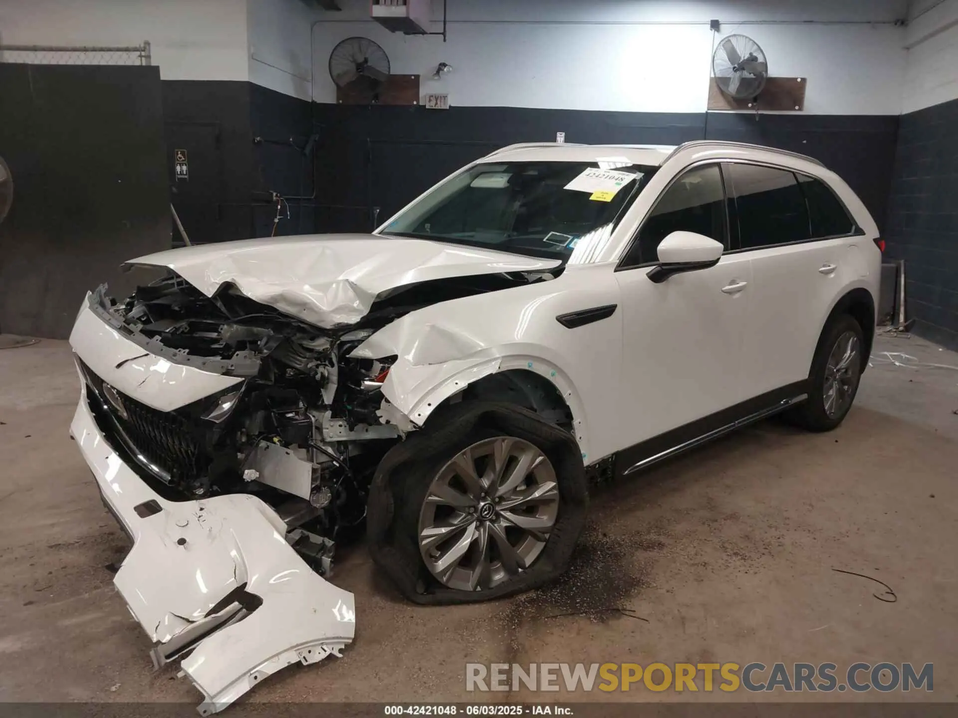 2 Photograph of a damaged car JM3KKDHD2R1173356 MAZDA CX-90 2024