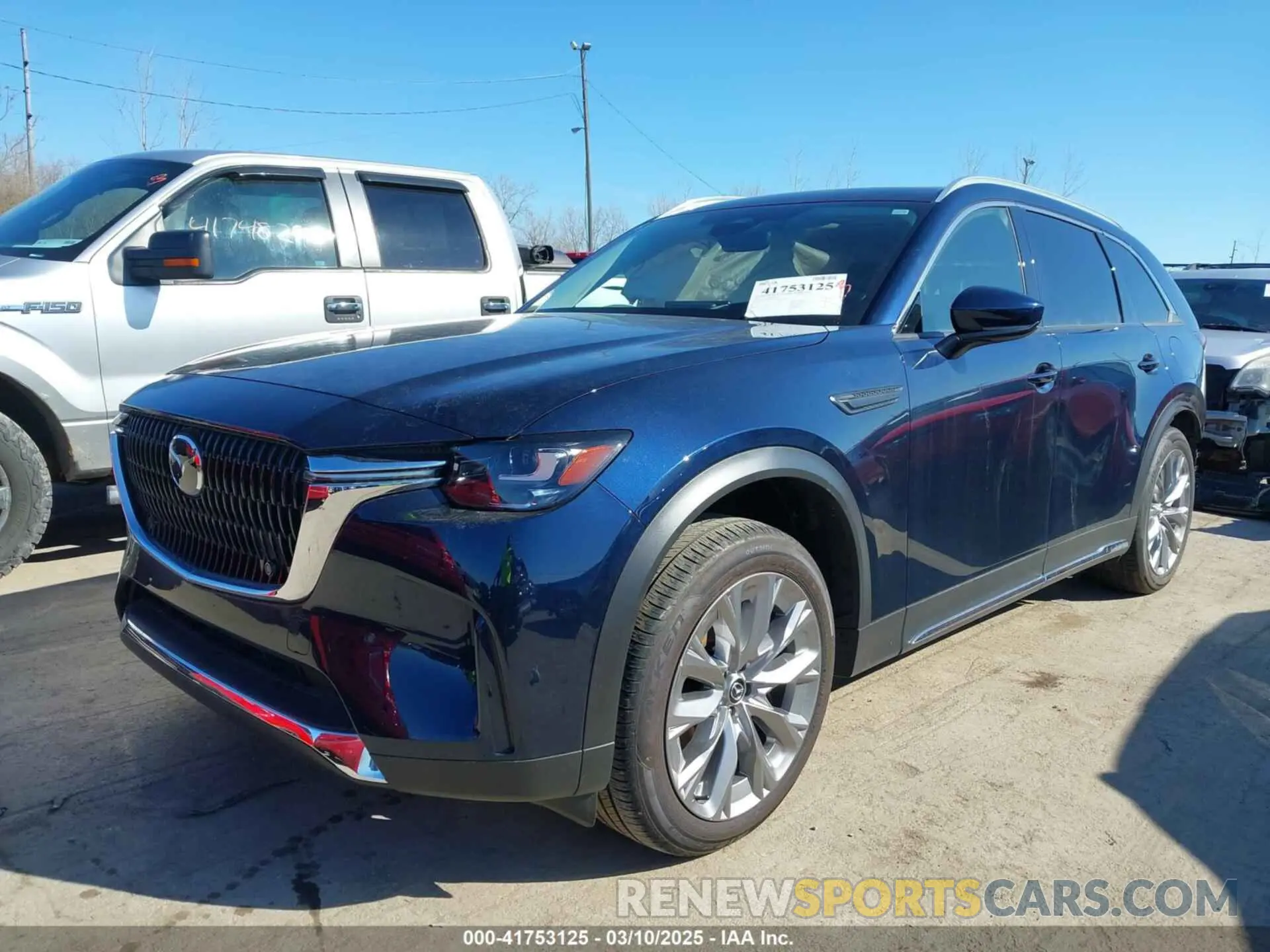 2 Photograph of a damaged car JM3KKDHD5R1168779 MAZDA CX-90 2024