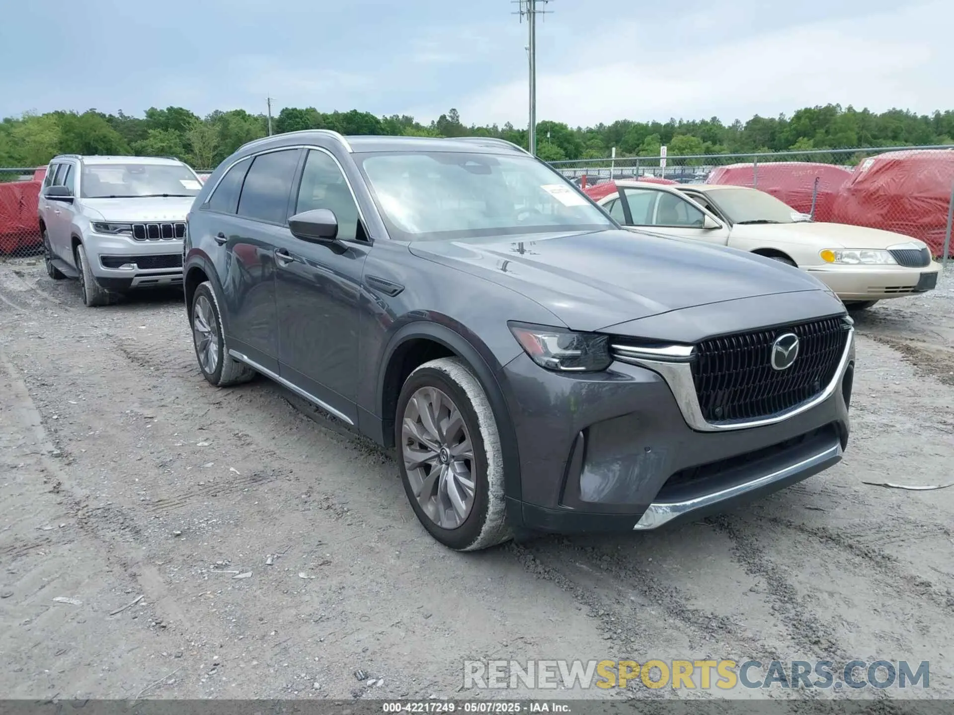 1 Photograph of a damaged car JM3KKDHD6R1141526 MAZDA CX-90 2024
