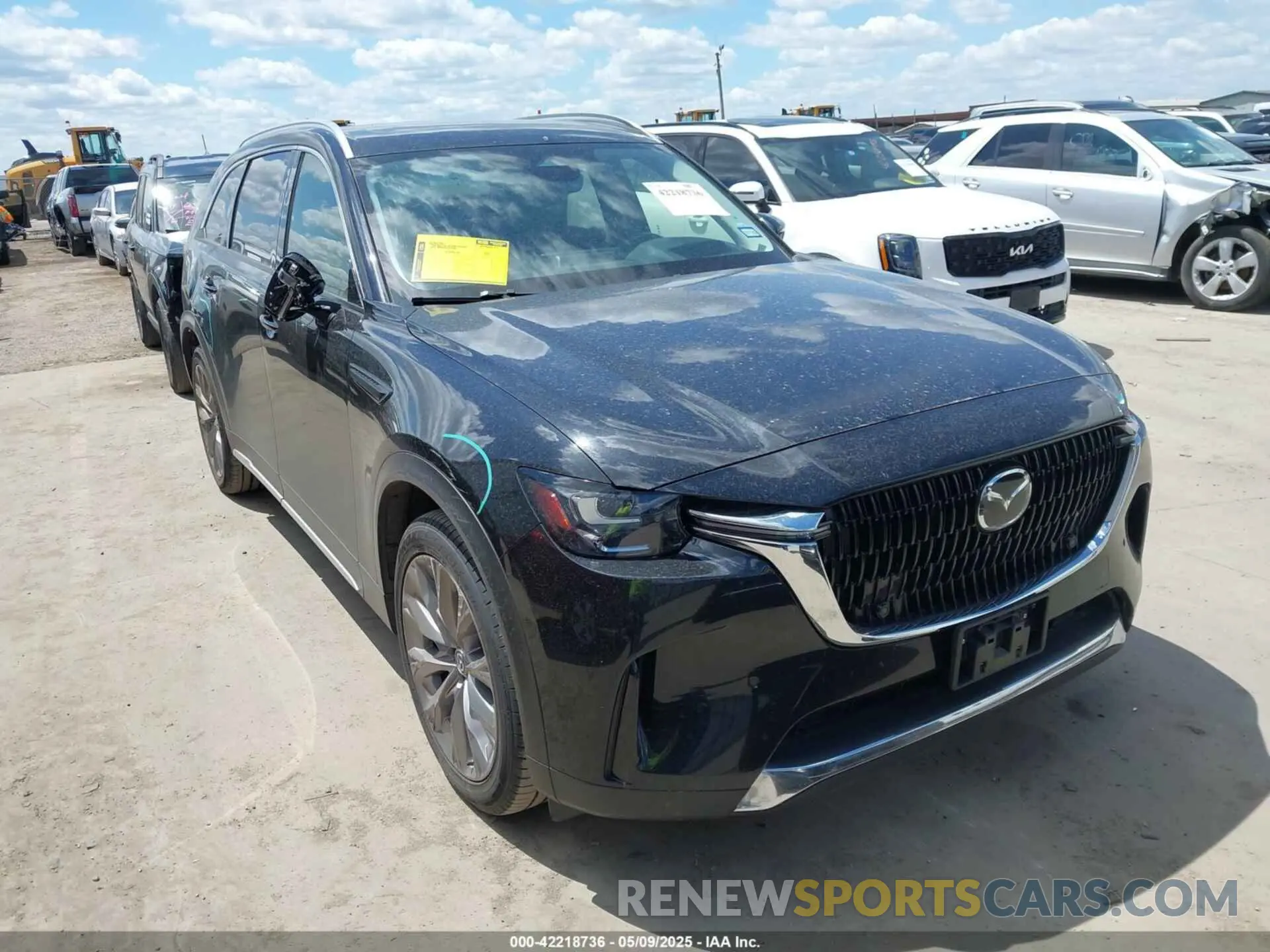 1 Photograph of a damaged car JM3KKDHD7R1121317 MAZDA CX-90 2024