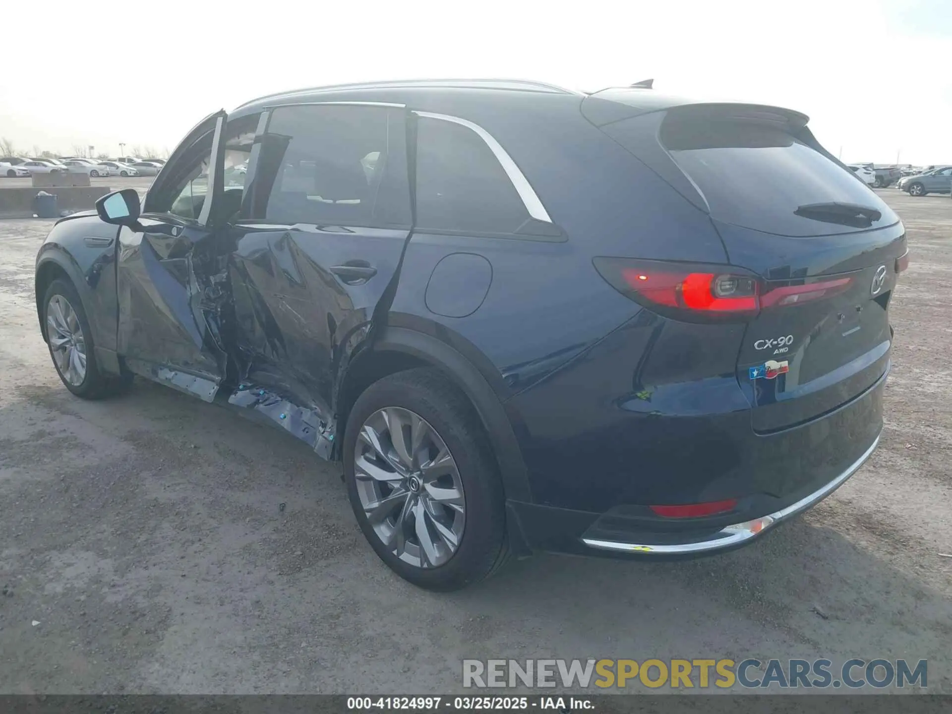 3 Photograph of a damaged car JM3KKDHD7R1172400 MAZDA CX-90 2024