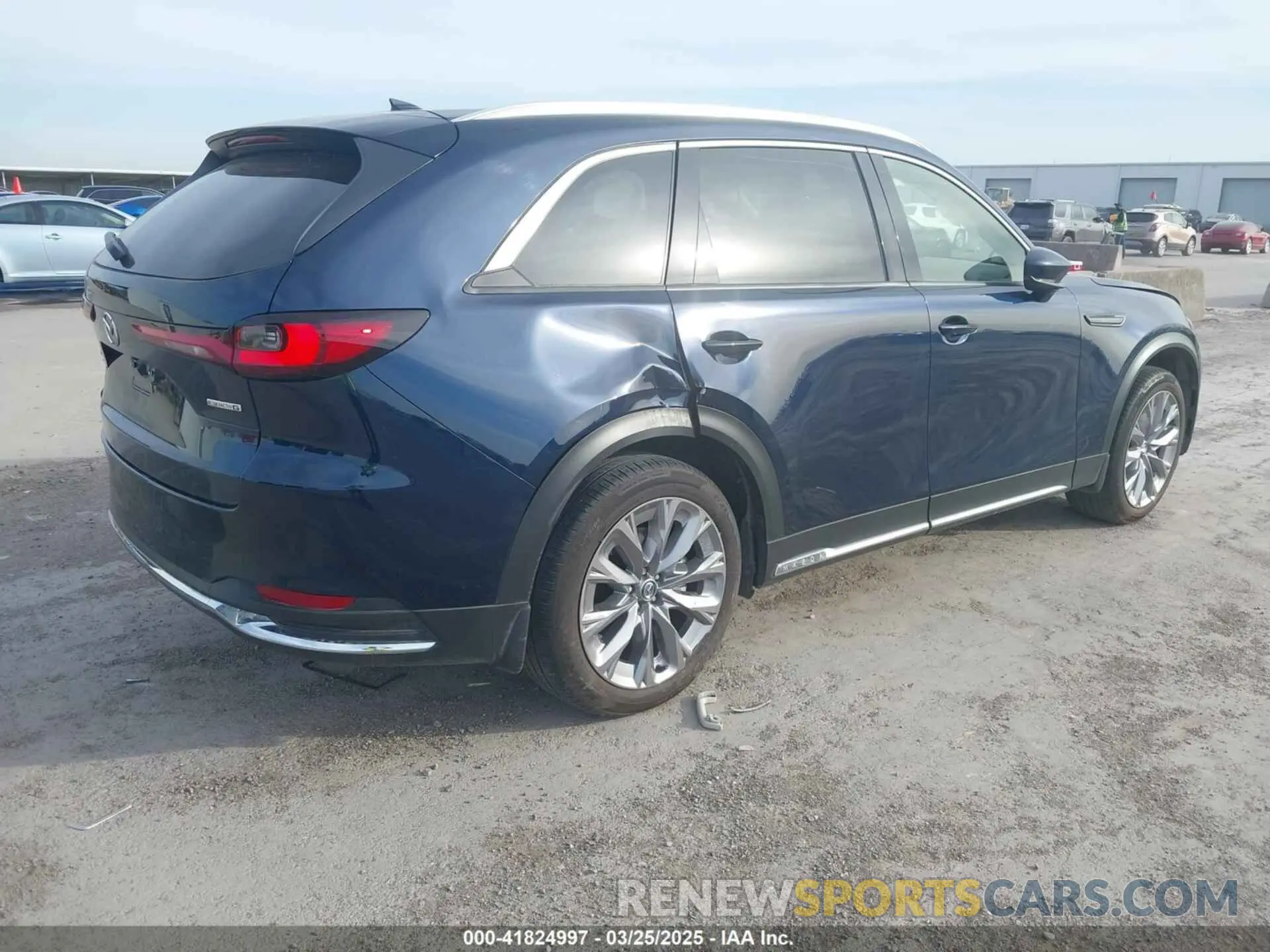 4 Photograph of a damaged car JM3KKDHD7R1172400 MAZDA CX-90 2024