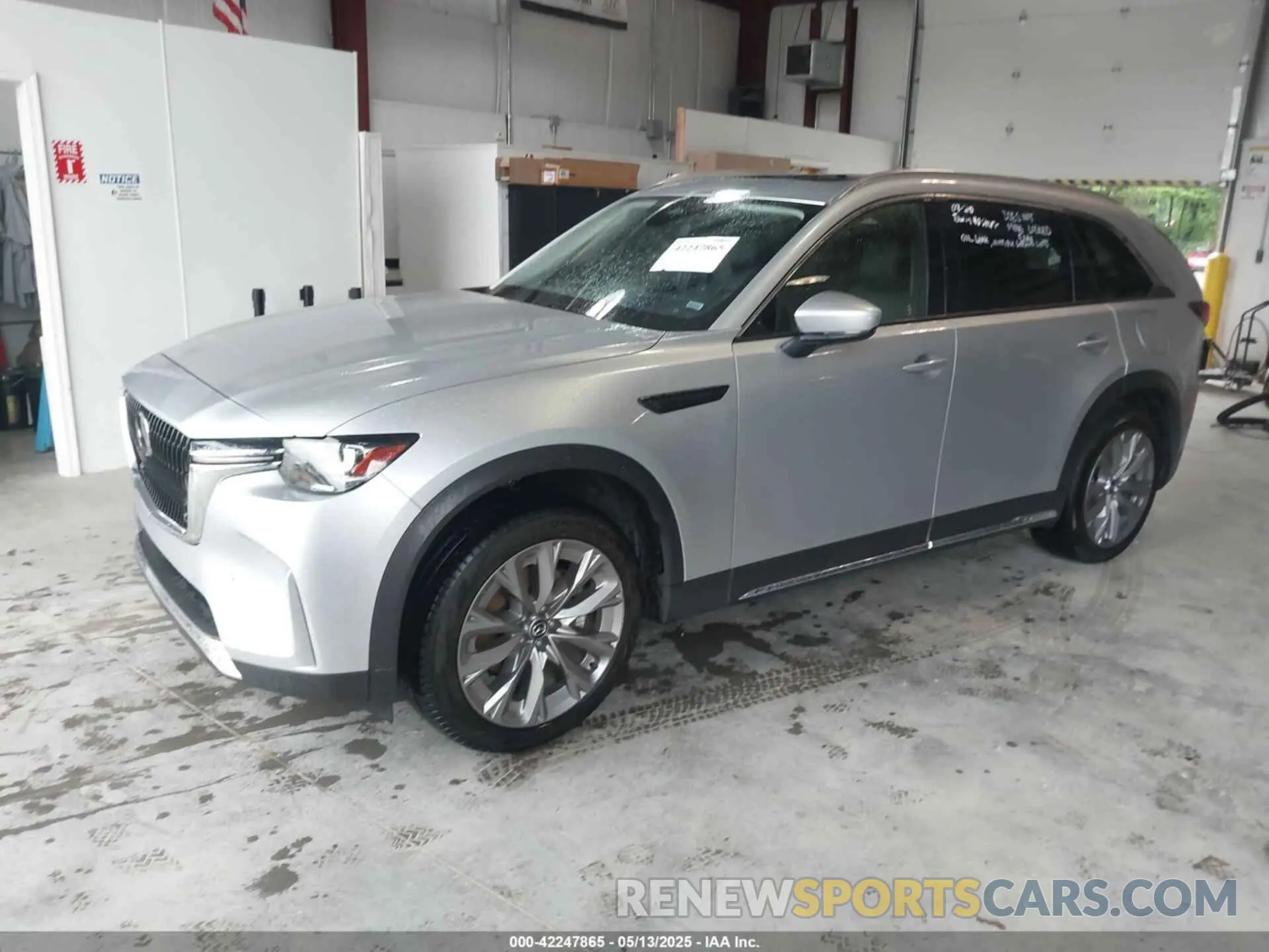 2 Photograph of a damaged car JM3KKDHD9R1167750 MAZDA CX-90 2024