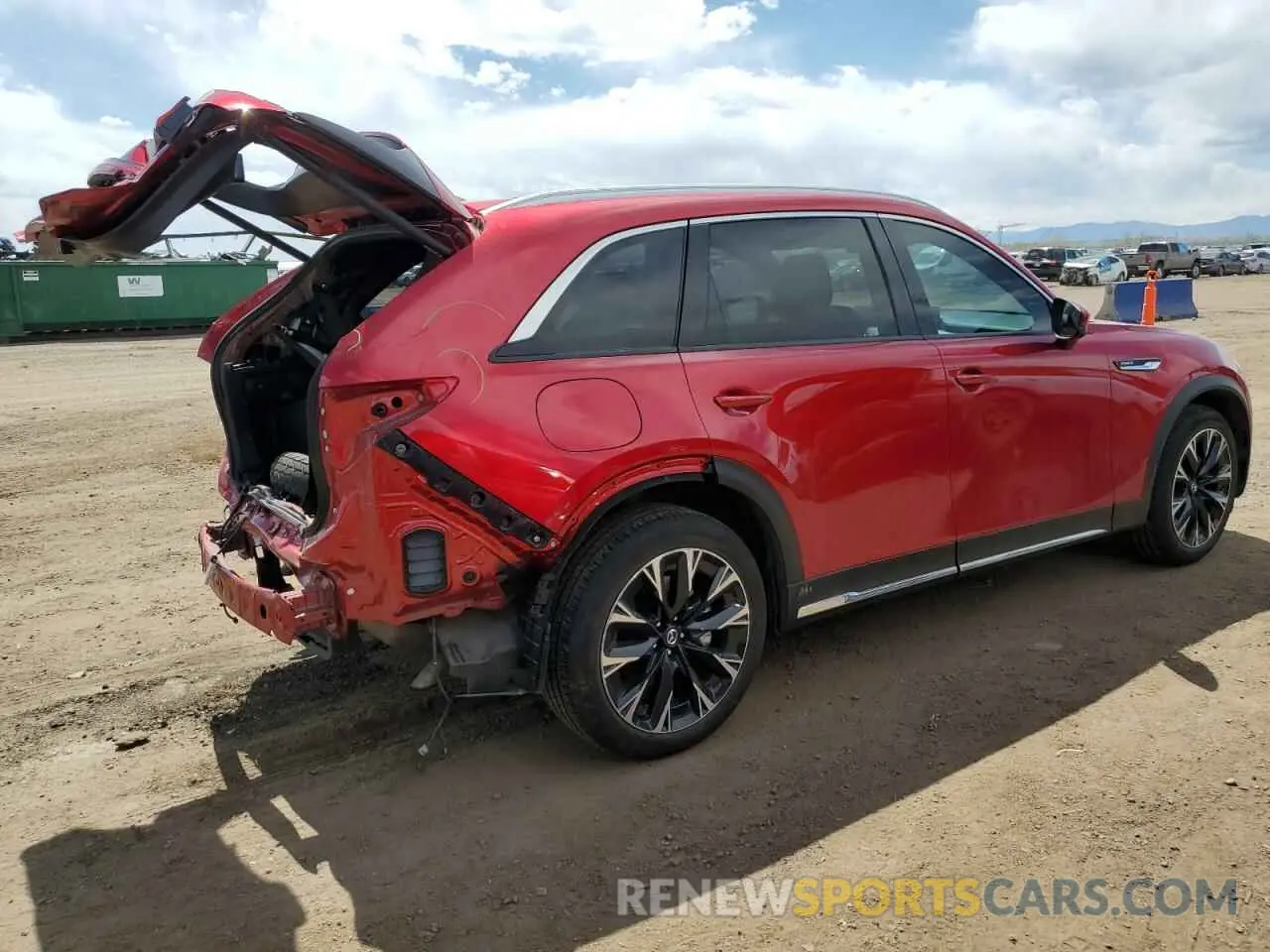 3 Photograph of a damaged car JM3KKEHA1R1177121 MAZDA CX-90 2024
