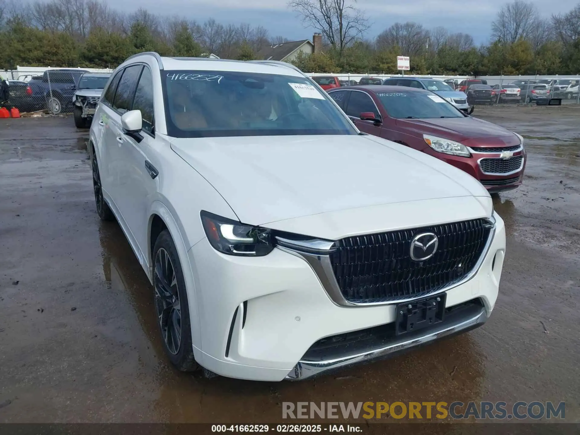 1 Photograph of a damaged car JM3KKEHC1R1176813 MAZDA CX-90 2024