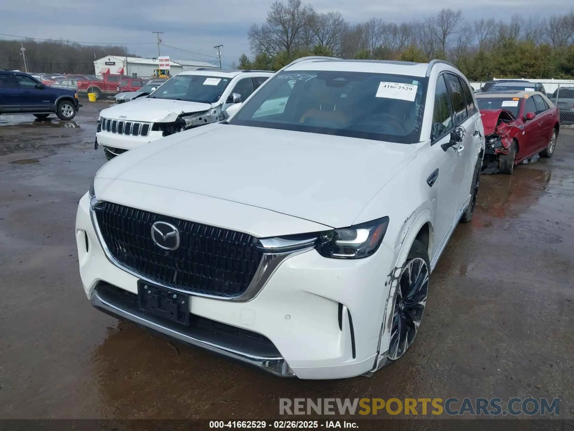2 Photograph of a damaged car JM3KKEHC1R1176813 MAZDA CX-90 2024