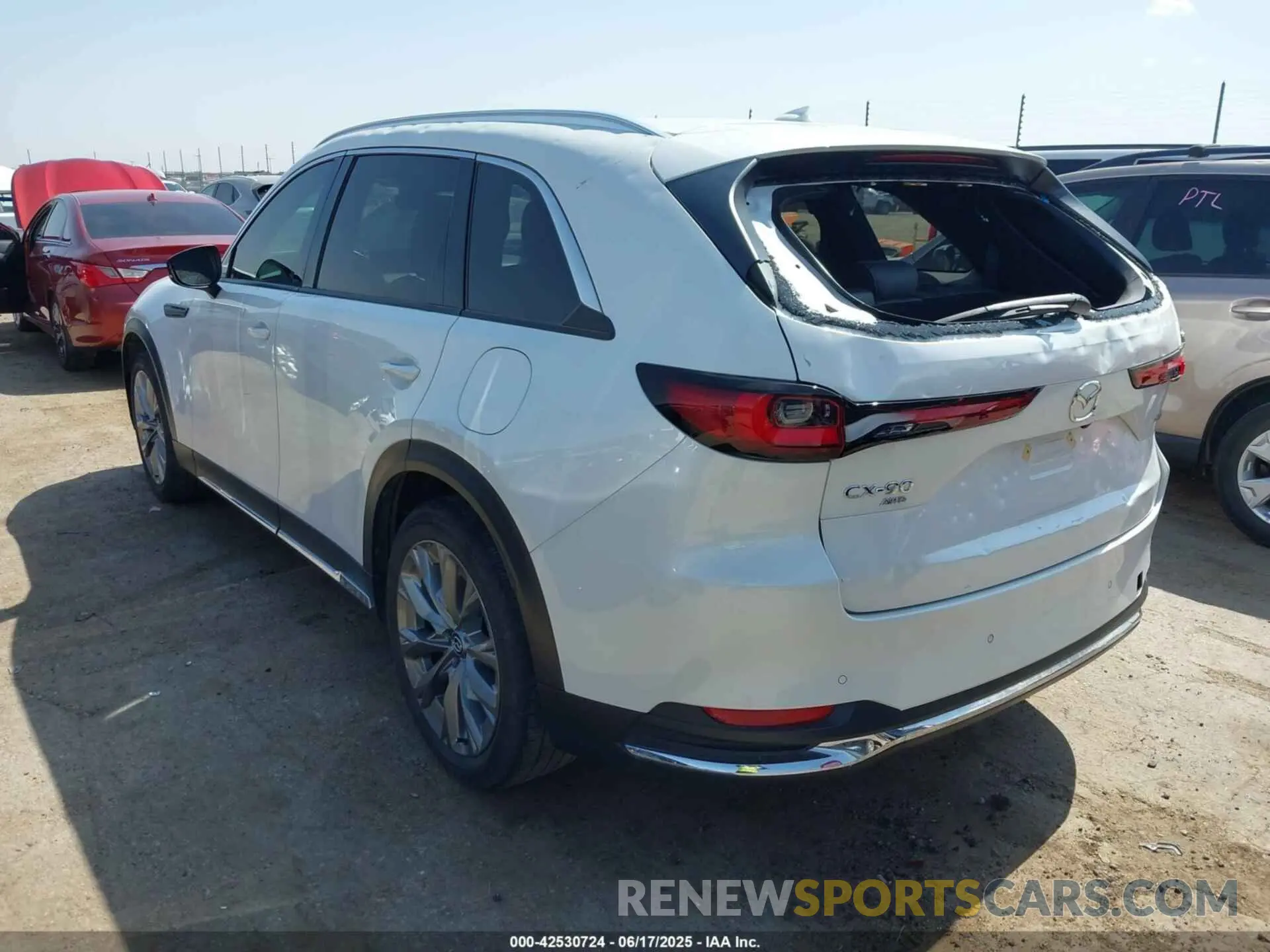 3 Photograph of a damaged car JM3KKEHD8R1101776 MAZDA CX-90 2024