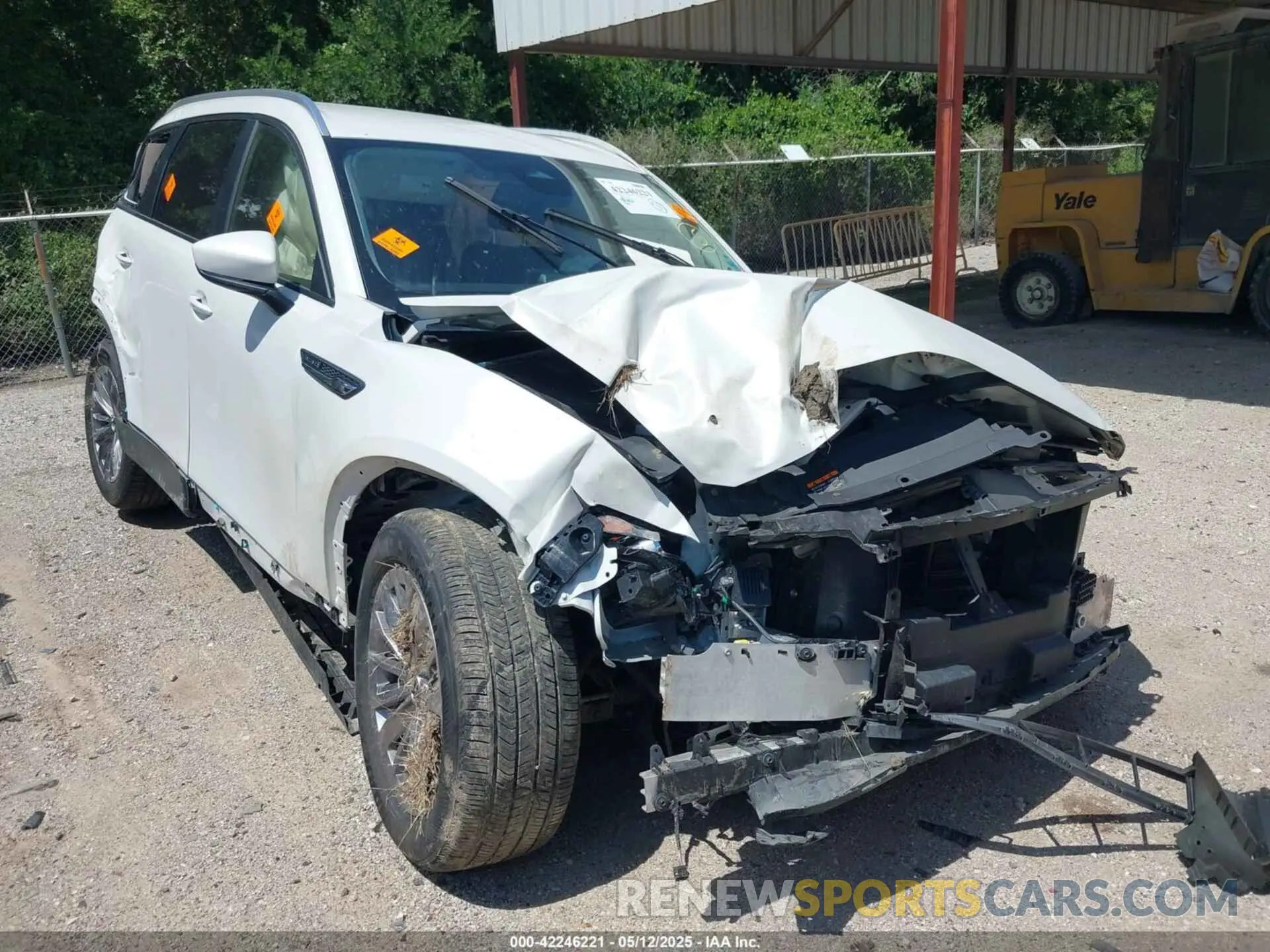 1 Photograph of a damaged car JM3KKAHD4S1195055 MAZDA CX-90 2025