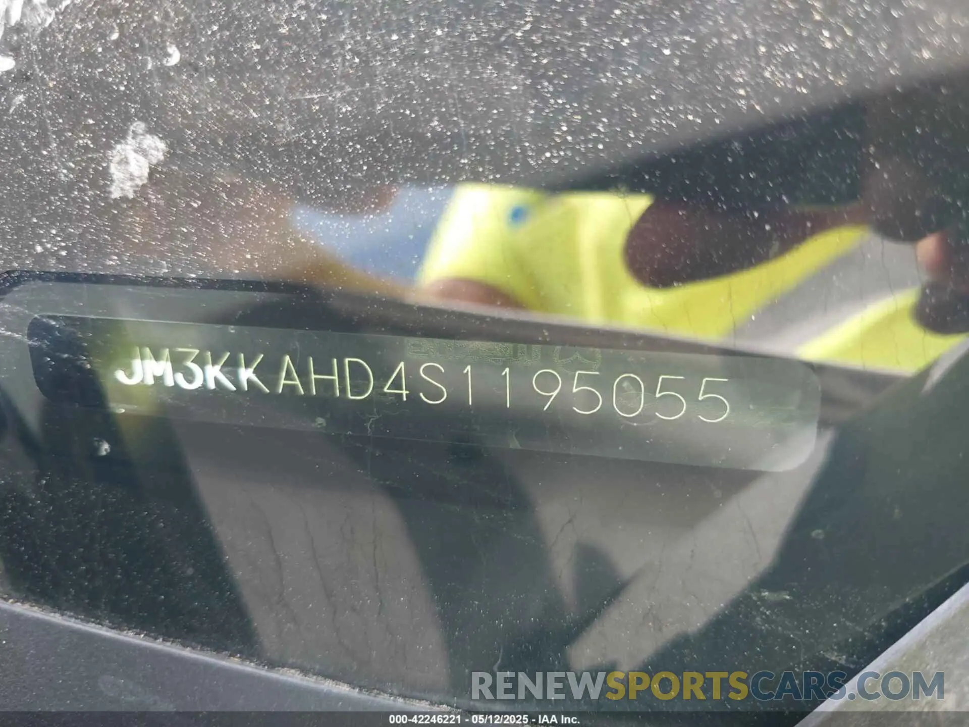 9 Photograph of a damaged car JM3KKAHD4S1195055 MAZDA CX-90 2025