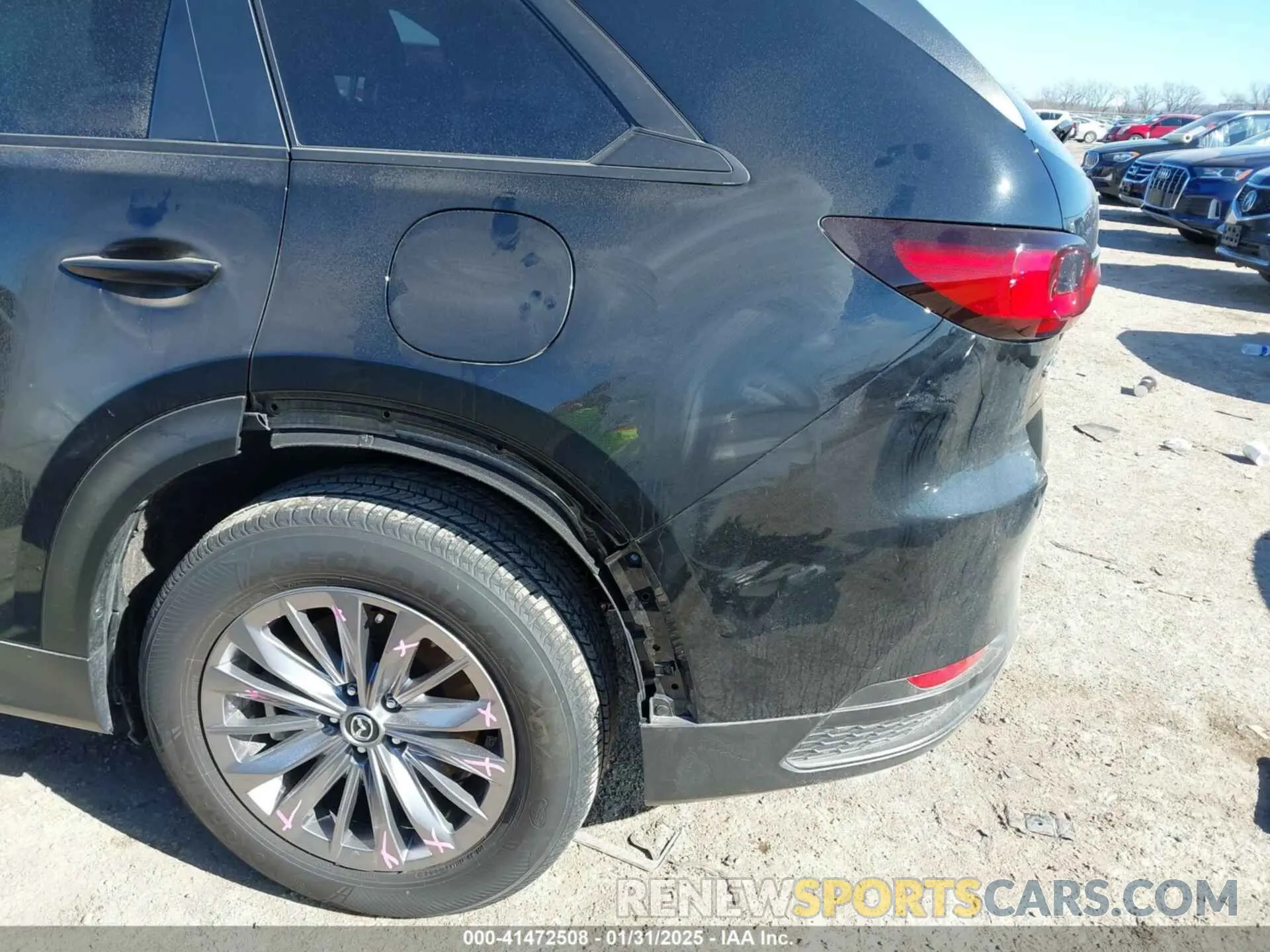 6 Photograph of a damaged car JM3KKAHDXS1196145 MAZDA CX-90 2025