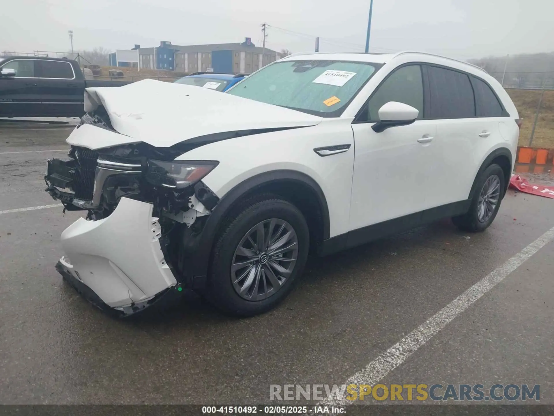2 Photograph of a damaged car JM3KKBHD1S1191311 MAZDA CX-90 2025