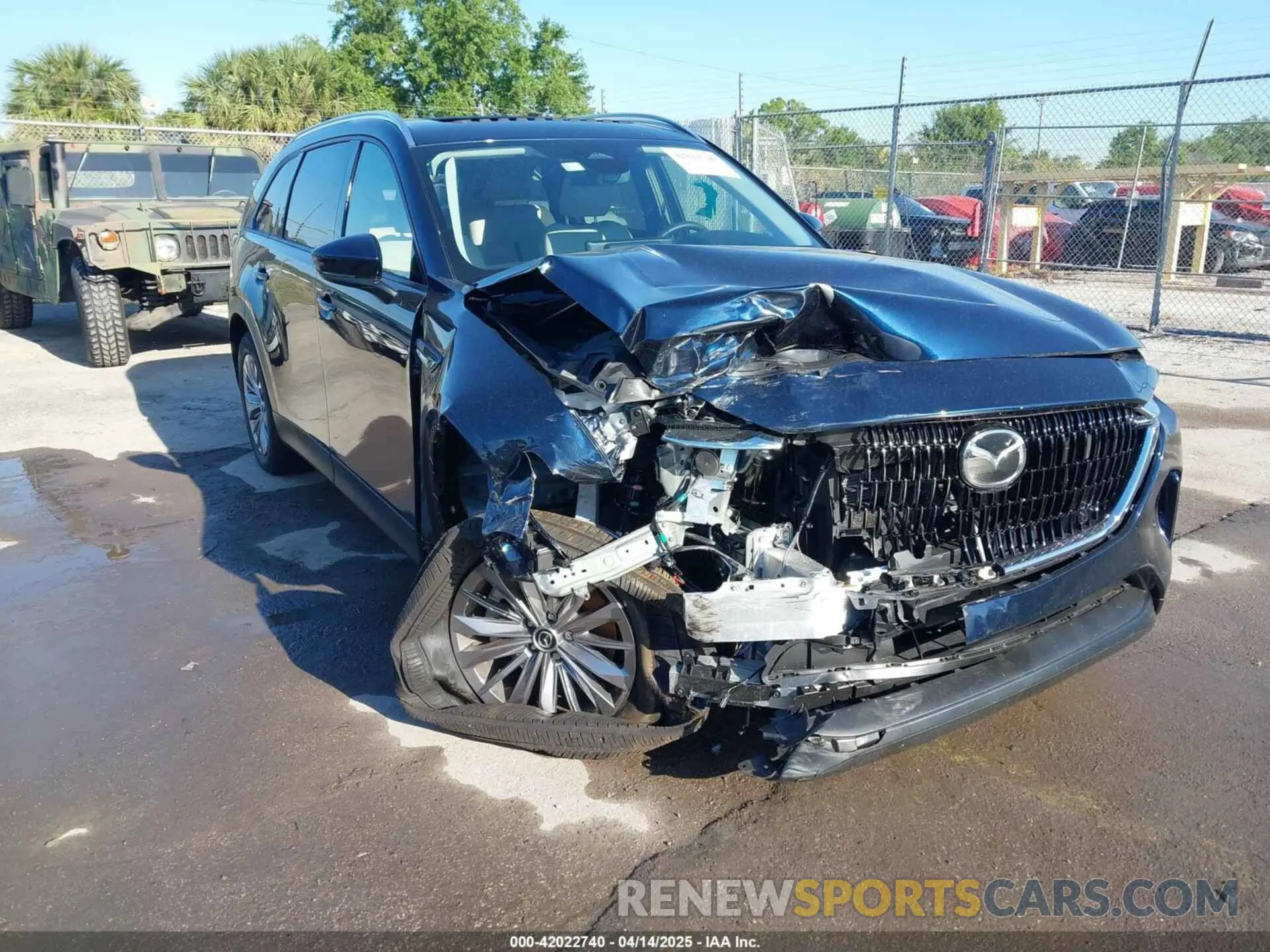 1 Photograph of a damaged car JM3KKBHD3S1217326 MAZDA CX-90 2025