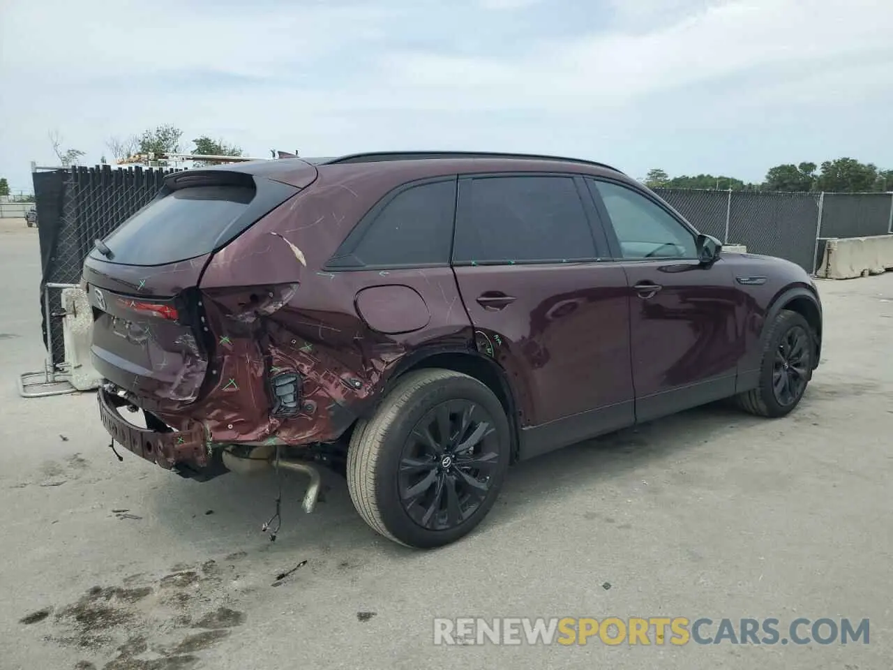 3 Photograph of a damaged car JM3KKCHA1S1200293 MAZDA CX-90 2025