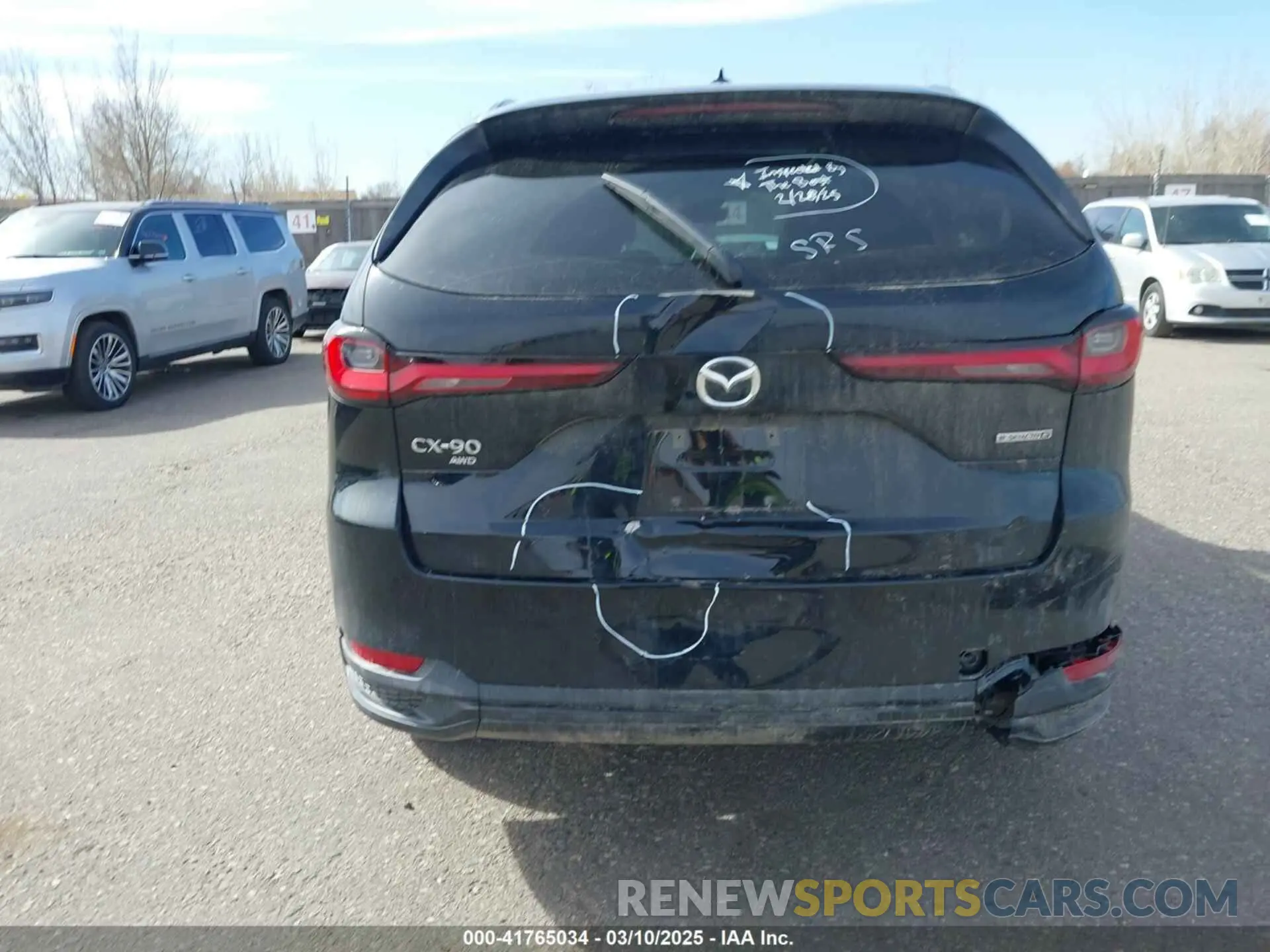 16 Photograph of a damaged car JM3KKCHD1S1221462 MAZDA CX-90 2025
