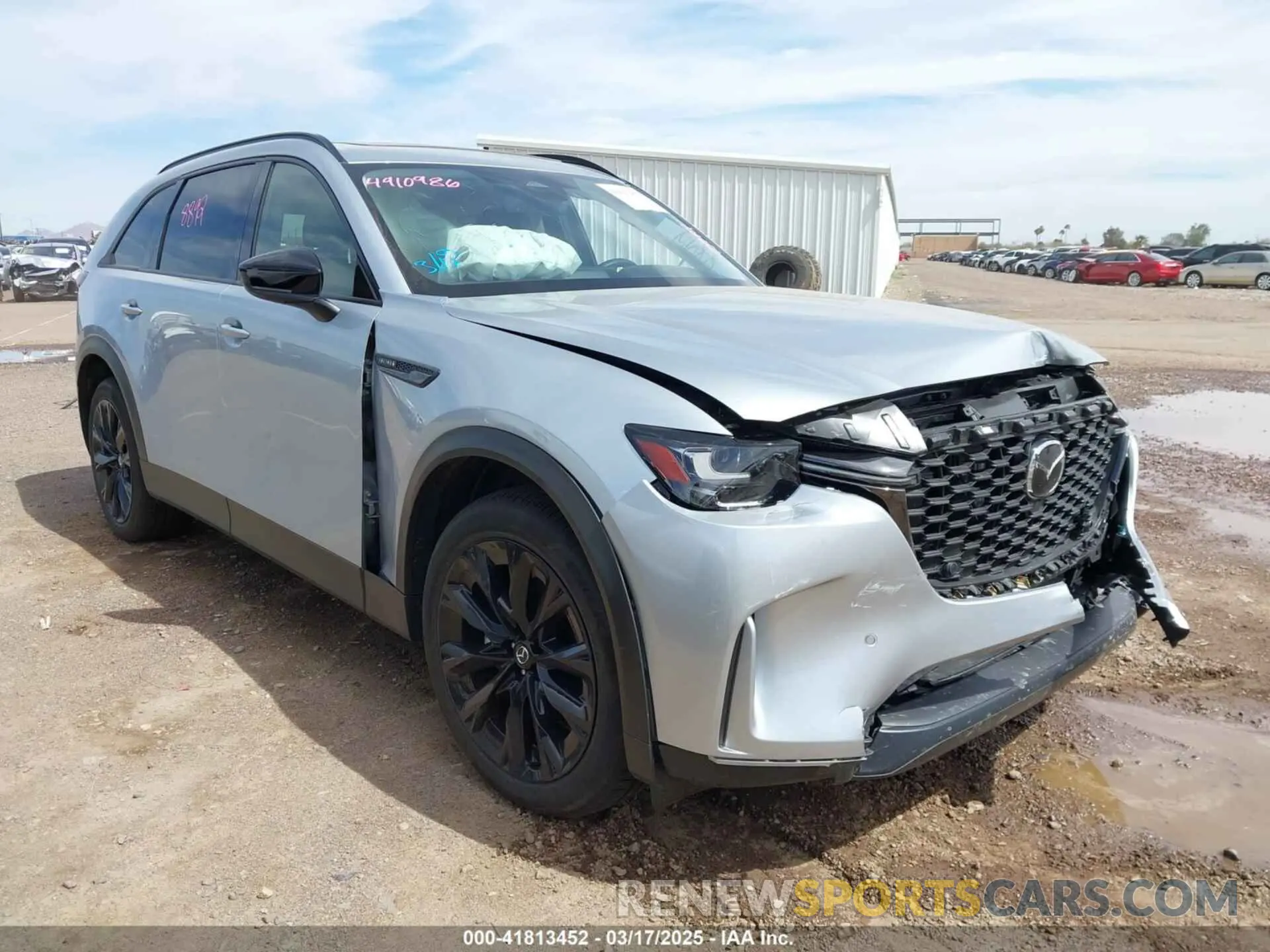 1 Photograph of a damaged car JM3KKCHD9S1207261 MAZDA CX-90 2025