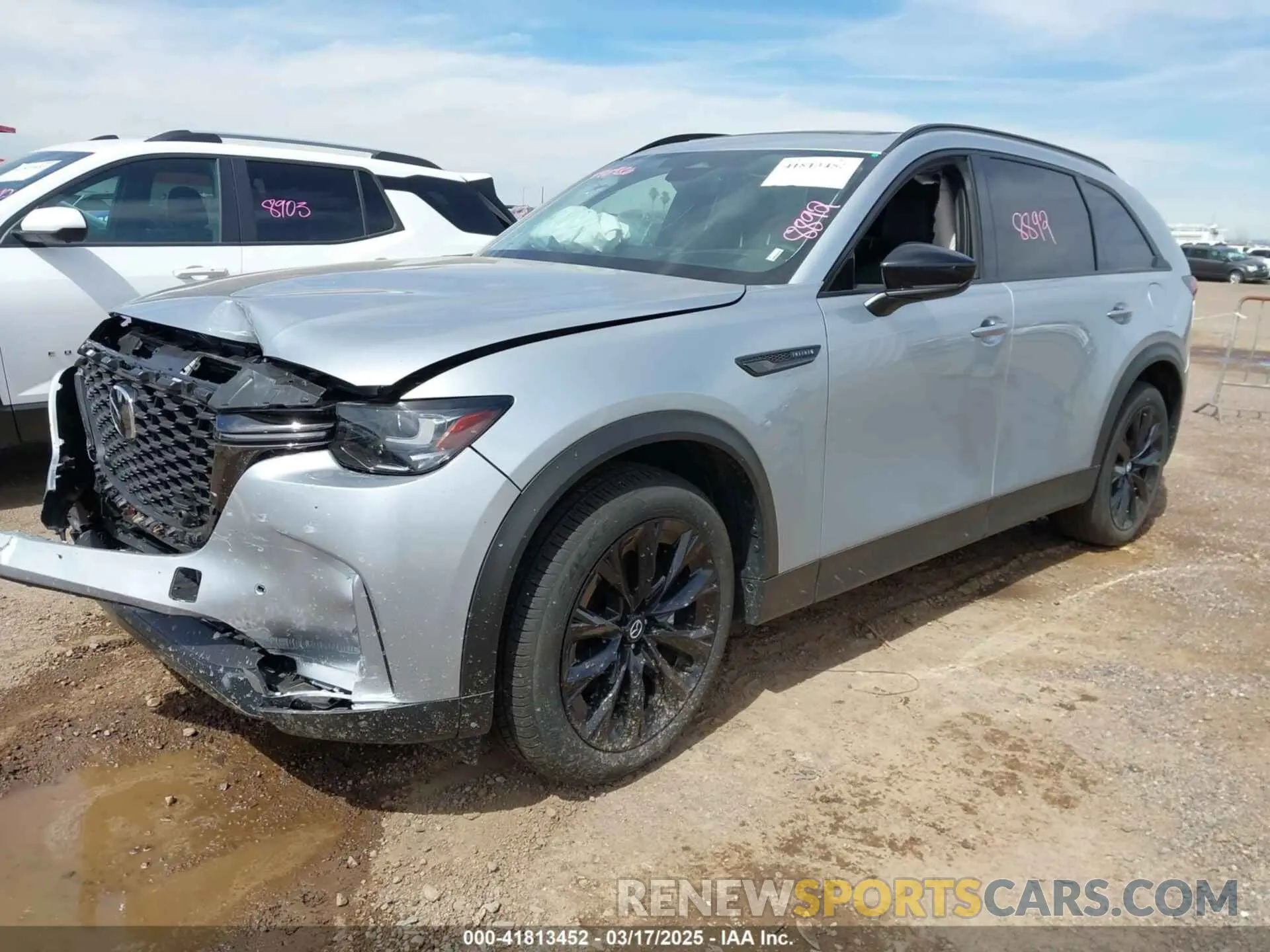 2 Photograph of a damaged car JM3KKCHD9S1207261 MAZDA CX-90 2025