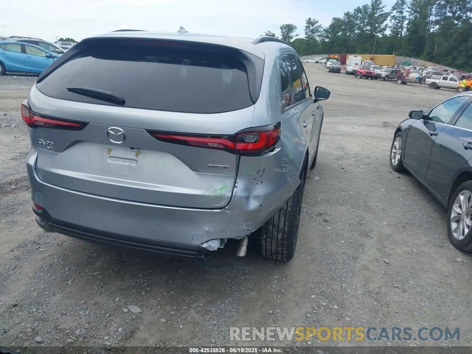 6 Photograph of a damaged car JM3KKCHDXS1222383 MAZDA CX-90 2025