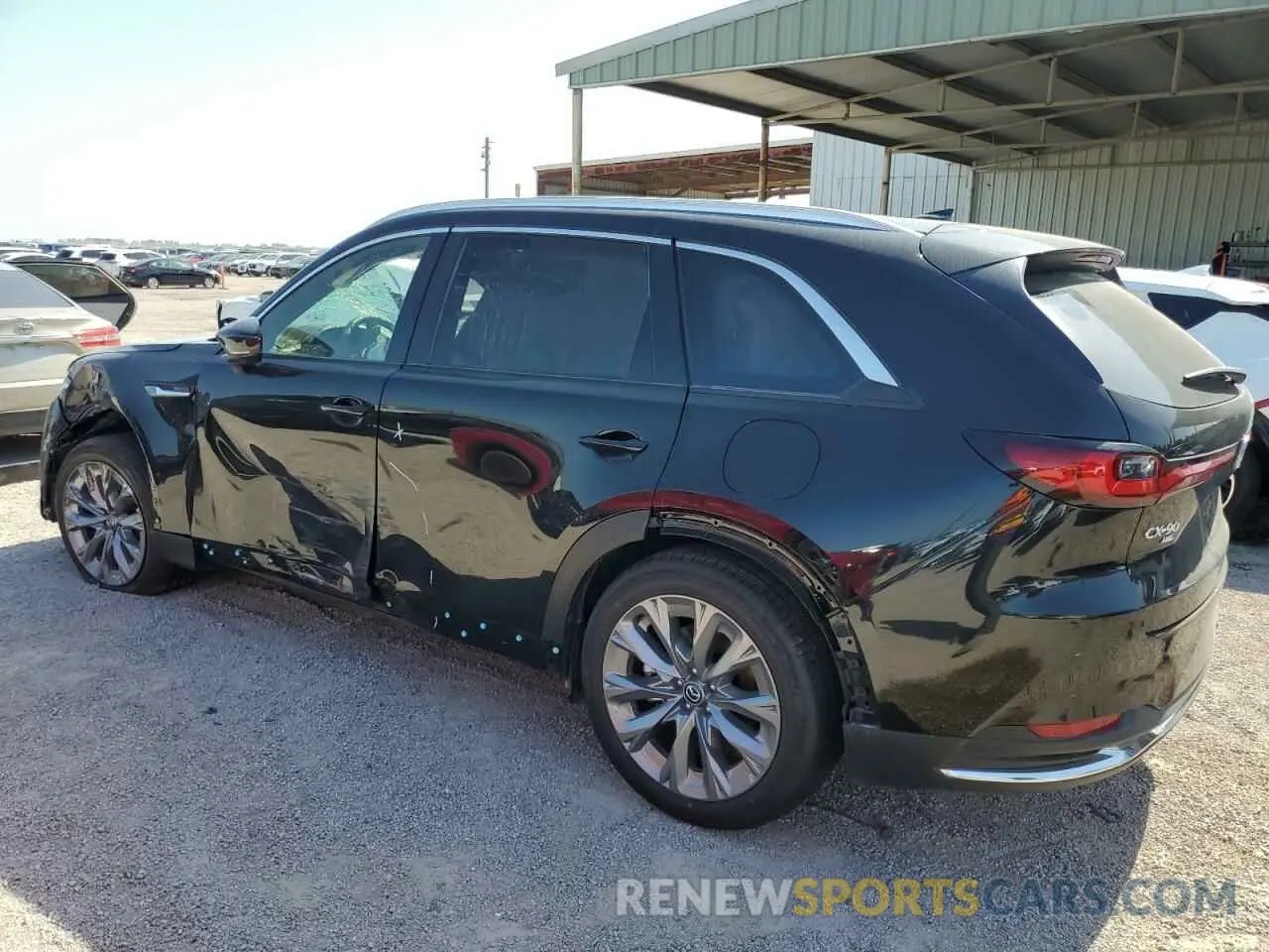 2 Photograph of a damaged car JM3KKEHD1S1218119 MAZDA CX-90 2025
