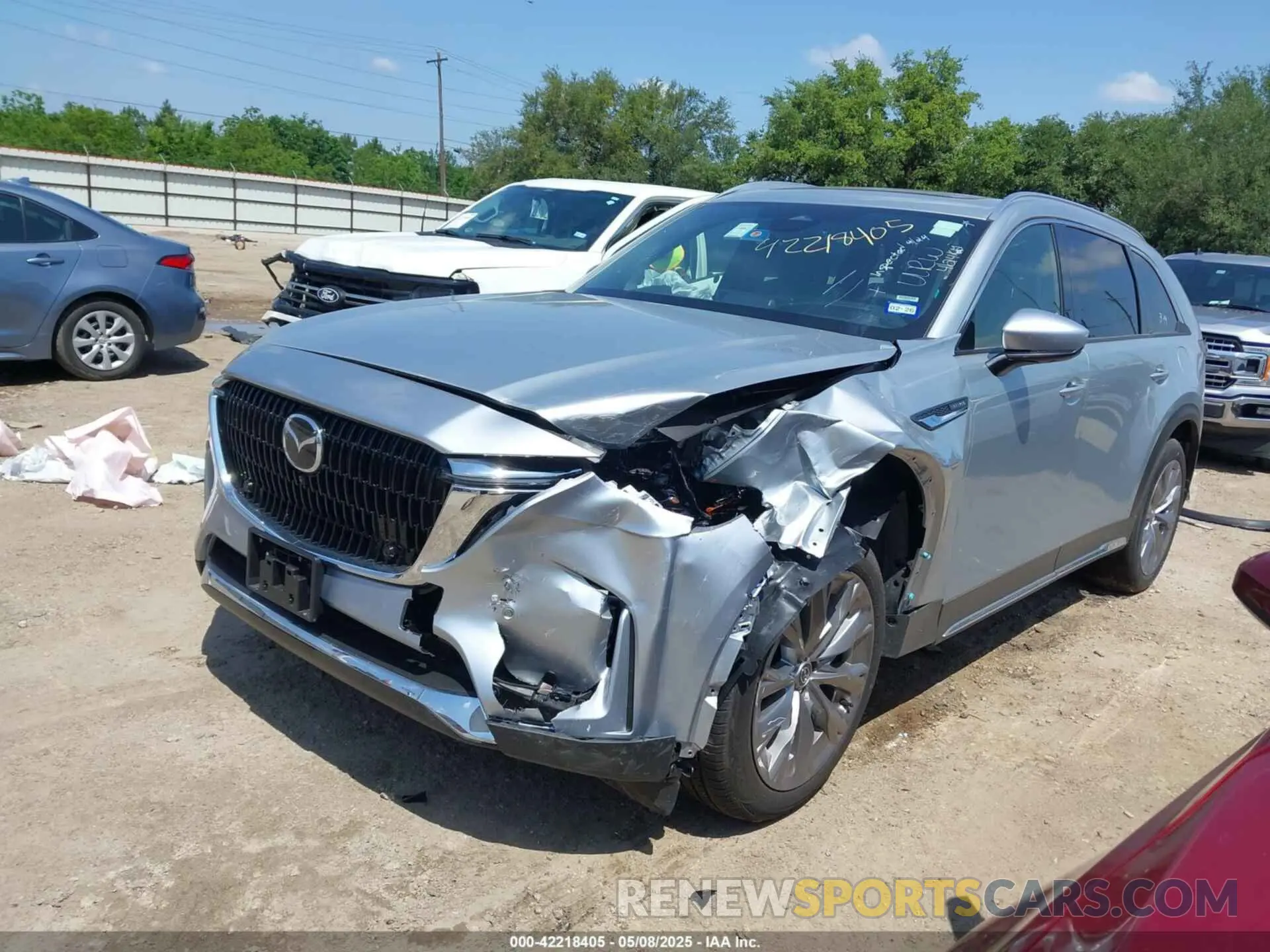 2 Photograph of a damaged car JM3KKEHD1S1228777 MAZDA CX-90 2025