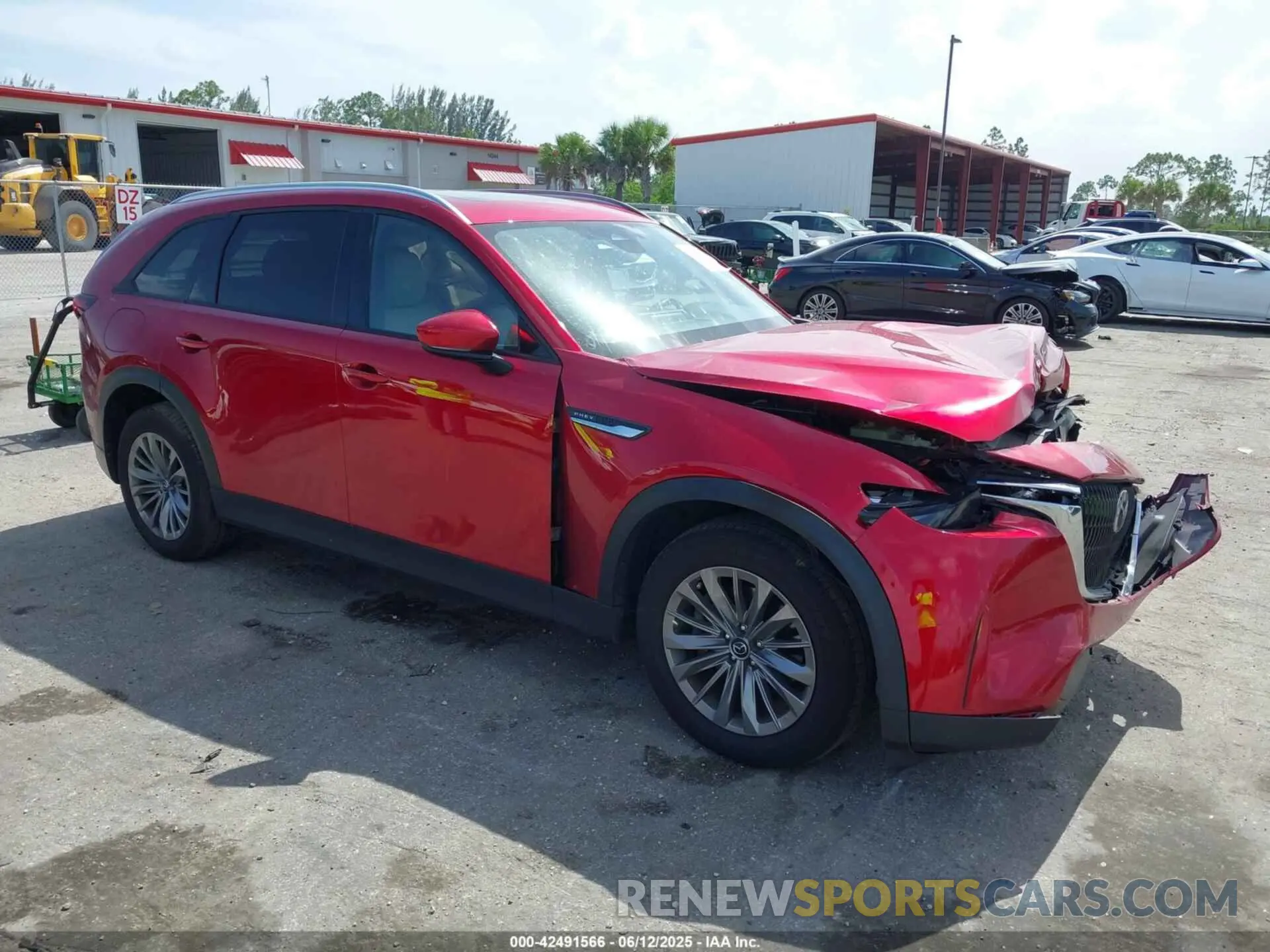 1 Photograph of a damaged car JM3KKBHA7R1131940 MAZDA CX-90 PHEV 2024