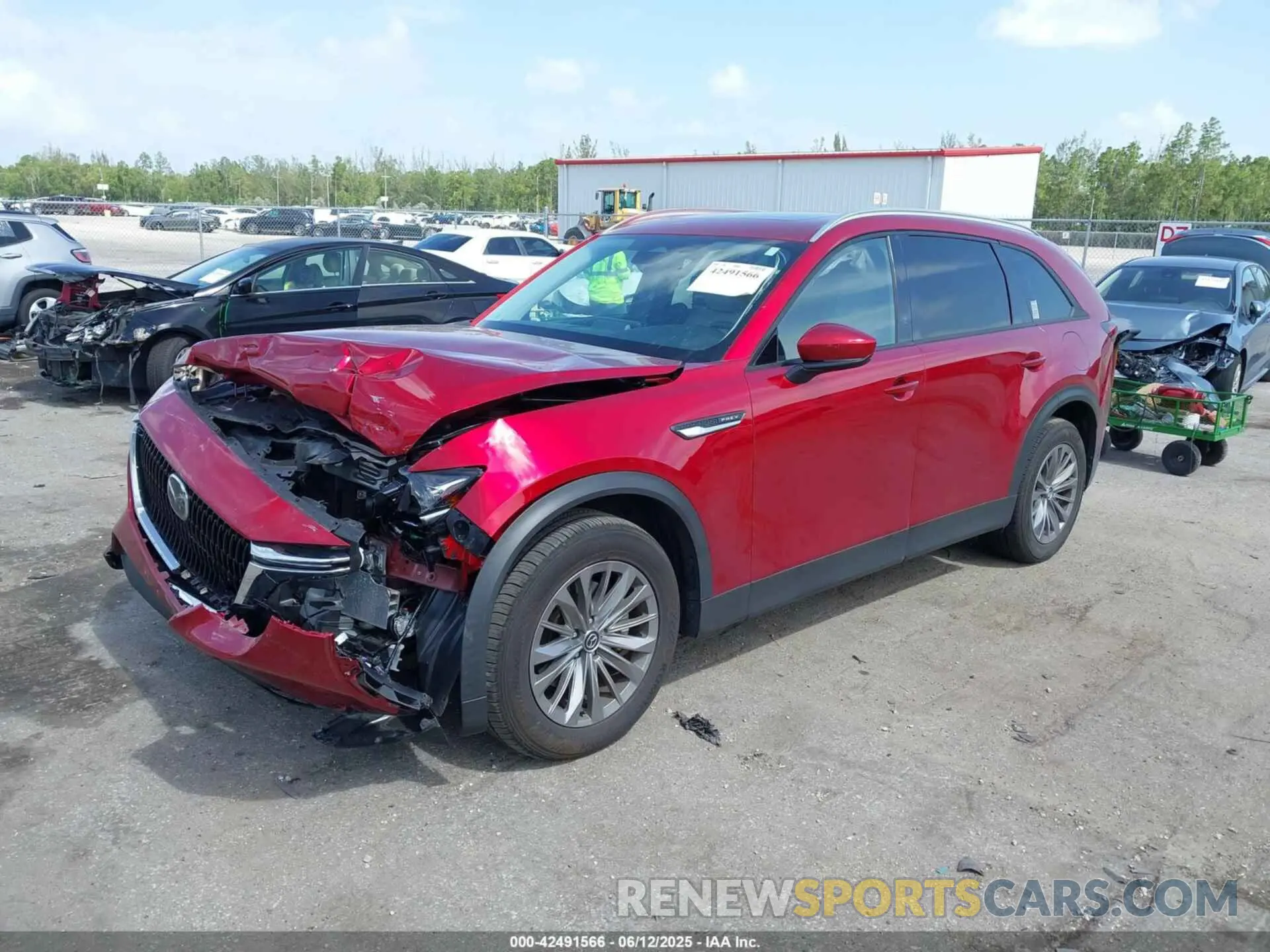 2 Photograph of a damaged car JM3KKBHA7R1131940 MAZDA CX-90 PHEV 2024