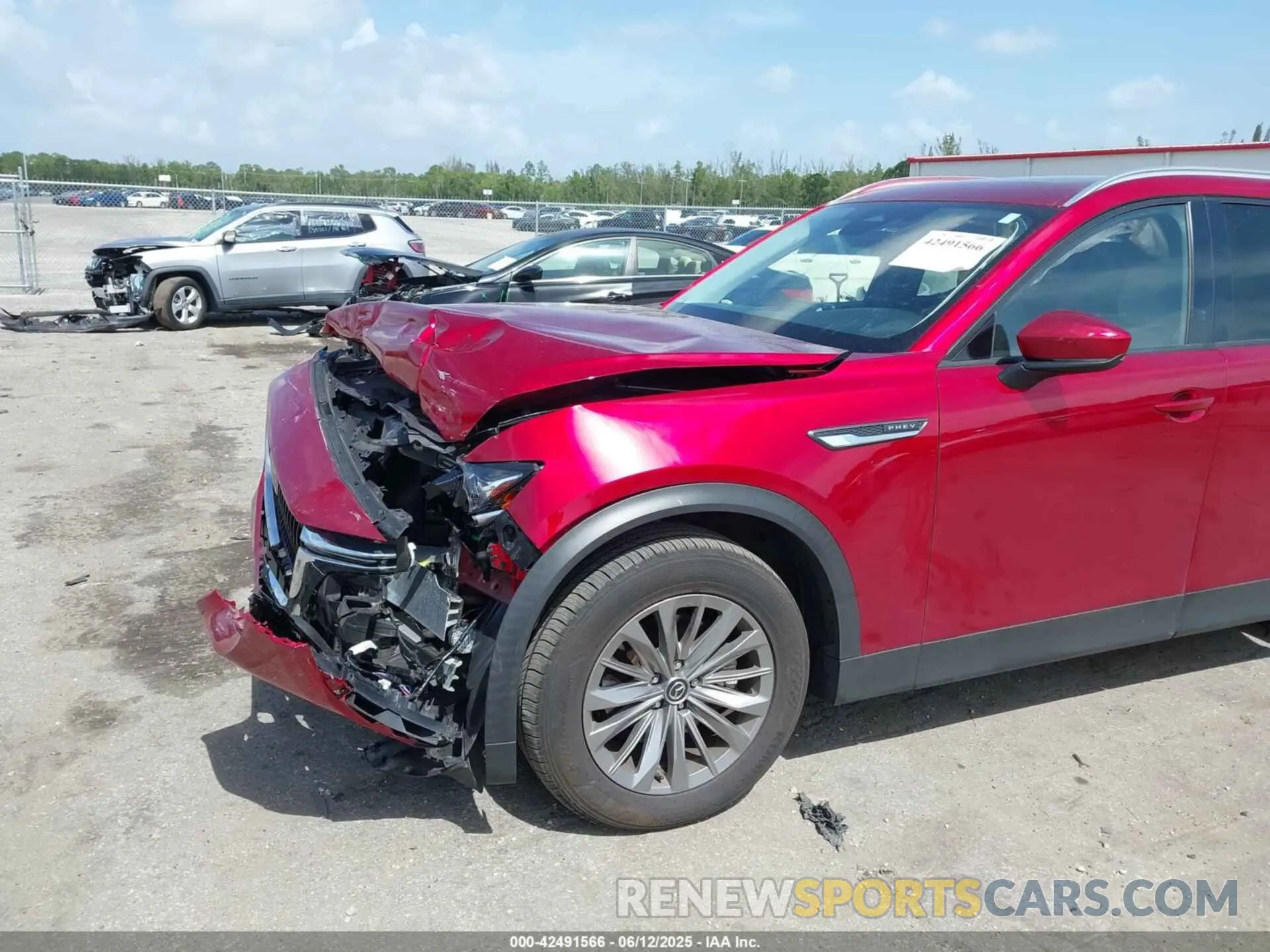 6 Photograph of a damaged car JM3KKBHA7R1131940 MAZDA CX-90 PHEV 2024