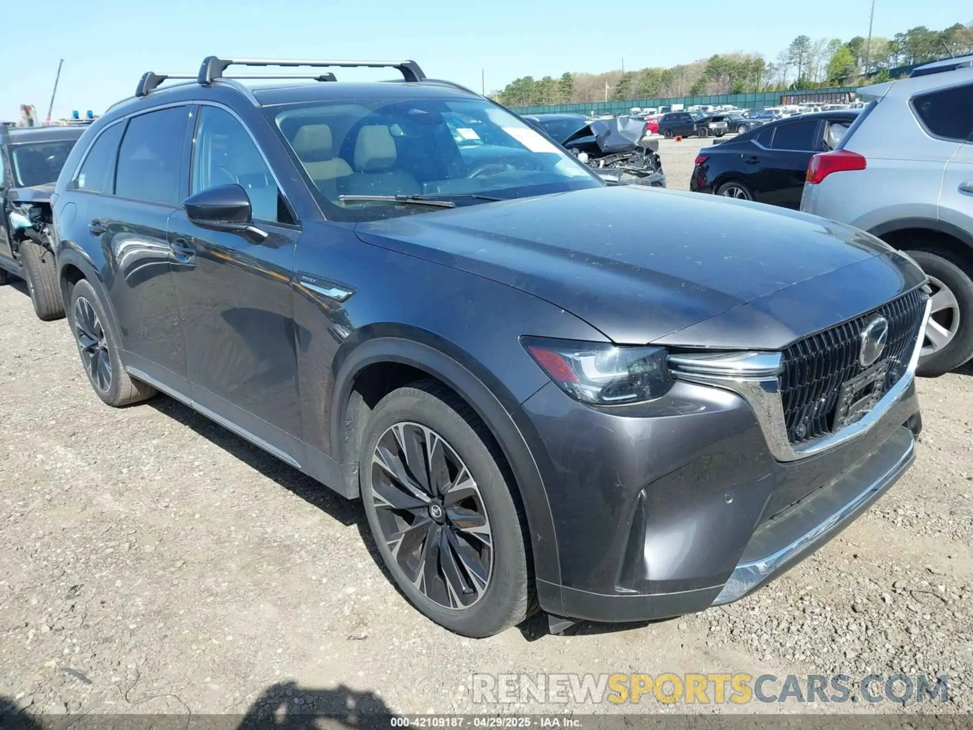 1 Photograph of a damaged car JM3KKDHA7R1135174 MAZDA CX-90 PHEV 2024