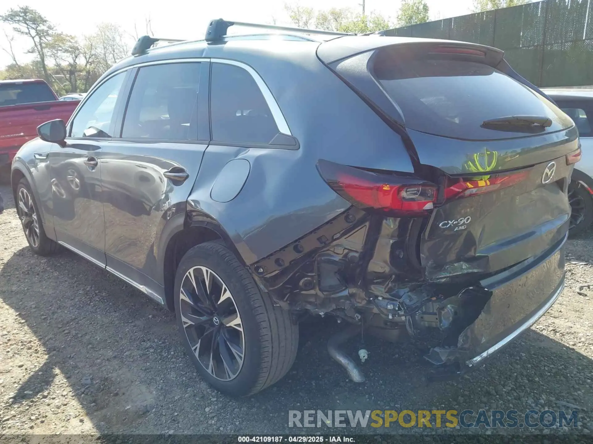 3 Photograph of a damaged car JM3KKDHA7R1135174 MAZDA CX-90 PHEV 2024