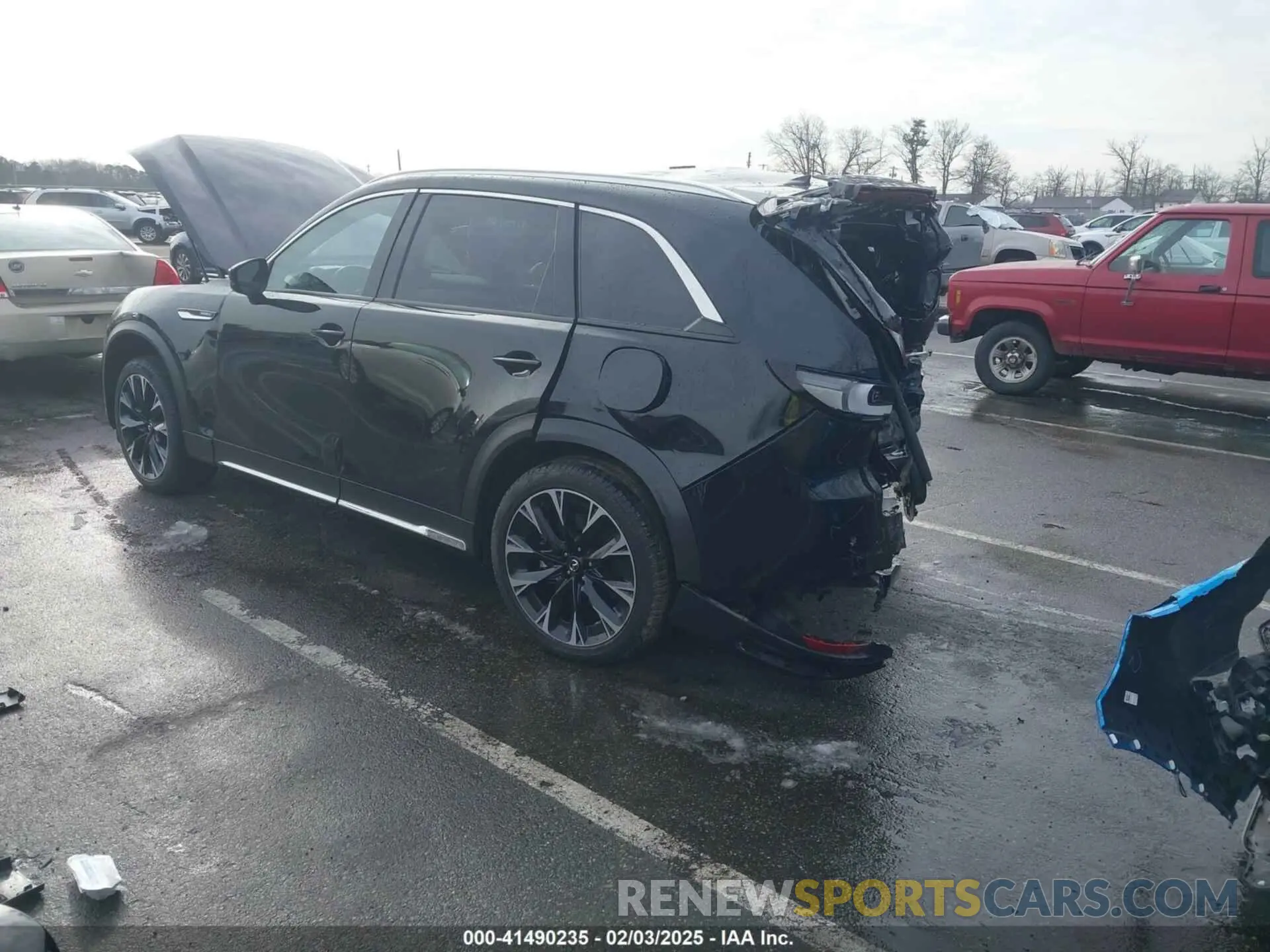 3 Photograph of a damaged car JM3KKEHA3R1152141 MAZDA CX-90 PHEV 2024
