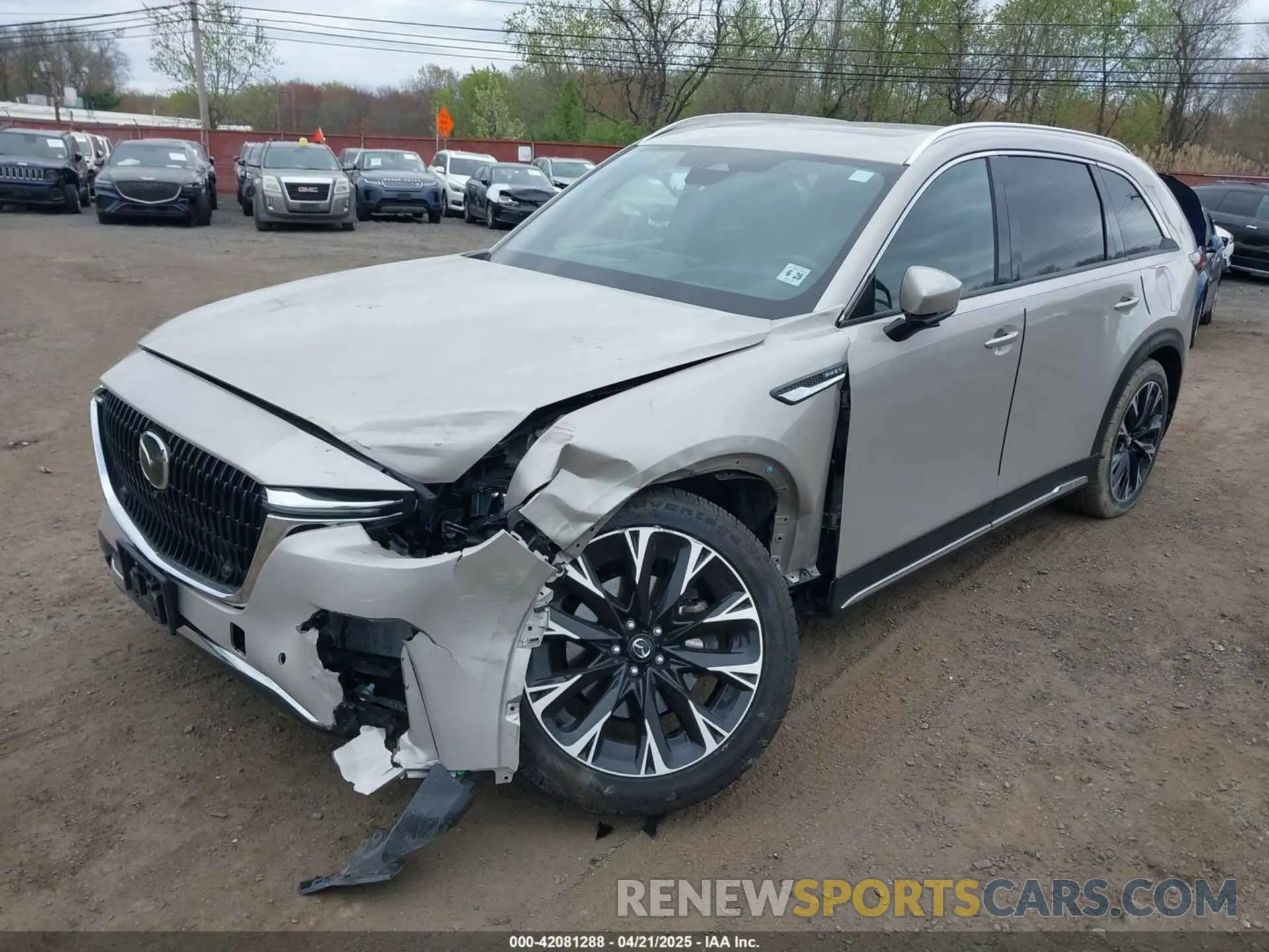 2 Photograph of a damaged car JM3KKEHAXR1103857 MAZDA CX-90 PHEV 2024