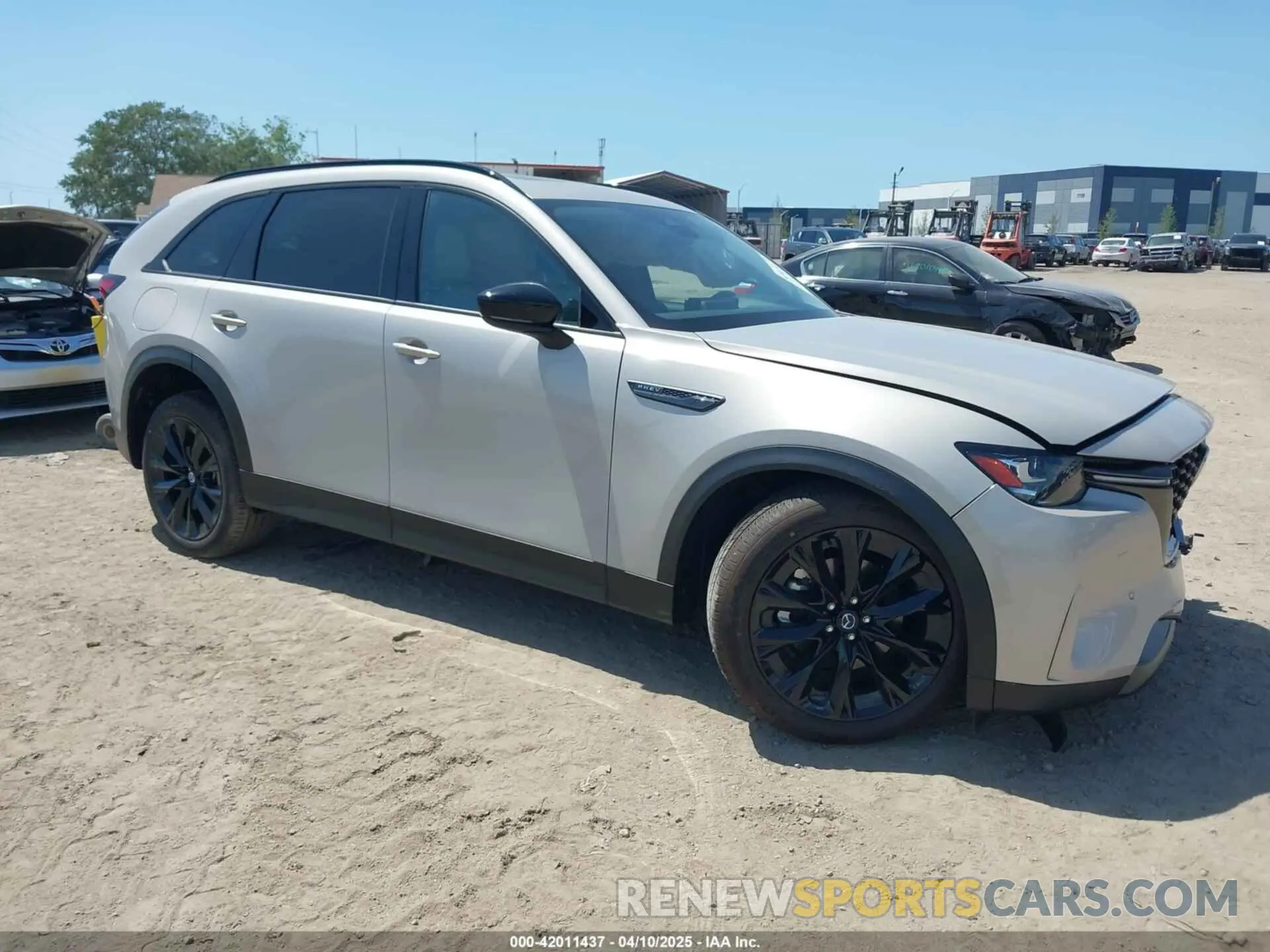 1 Photograph of a damaged car JM3KKCHA7S1225053 MAZDA CX-90 PHEV 2025